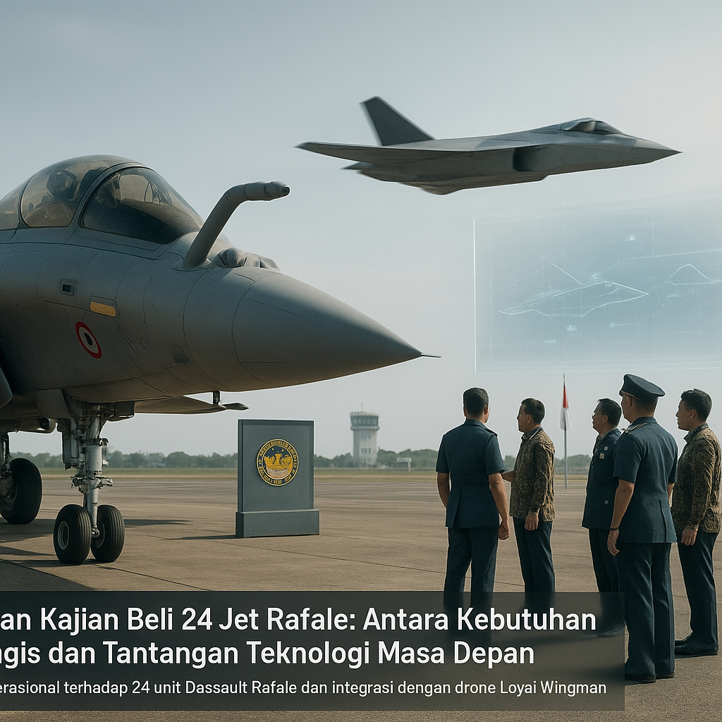 Kemhan Kajian Beli 24 Jet Rafale: Antara Kebutuhan Strategis dan Tantangan Teknologi Masa Depan