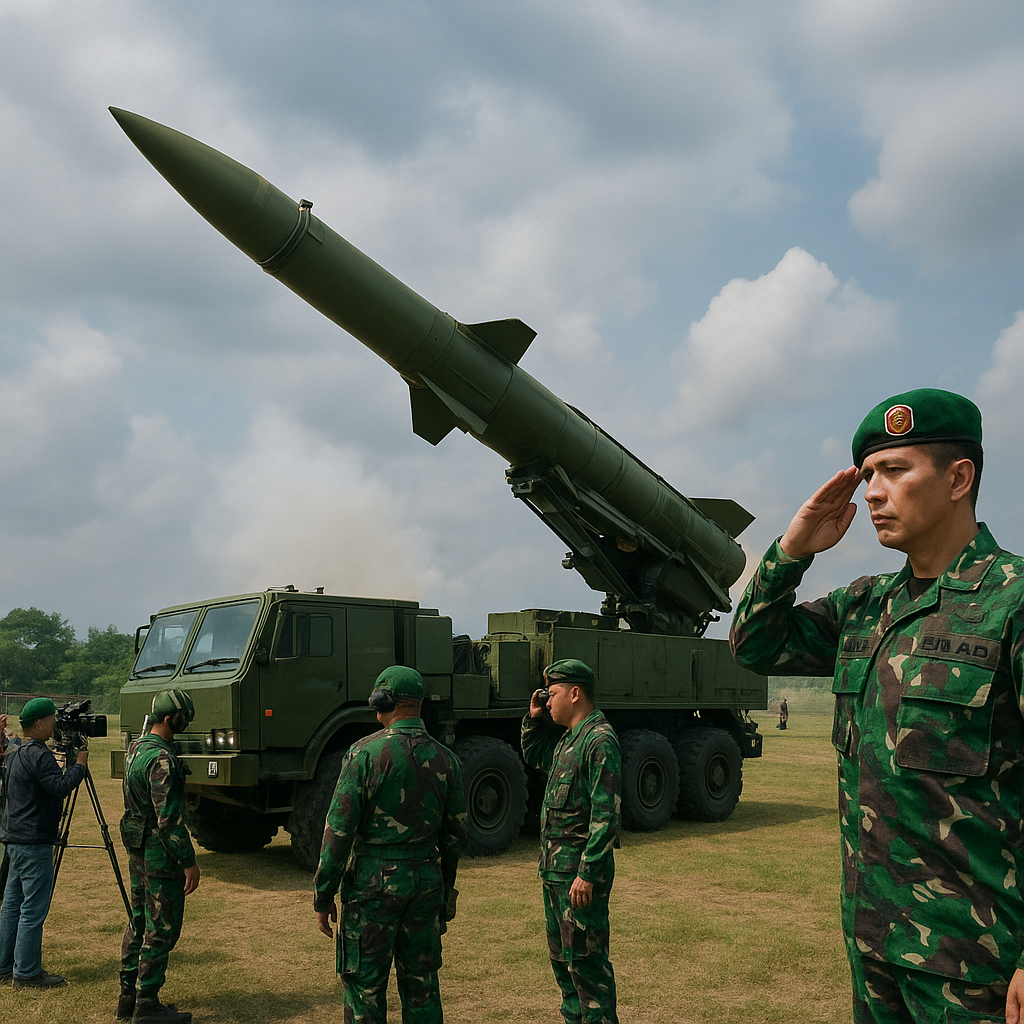 Sudah Tidak Sembunyi-sembunyi, Rudal Balistik Khan Unjuk Gigi di Video Terbaru Batalyon Artileri Medan 22 TNI AD