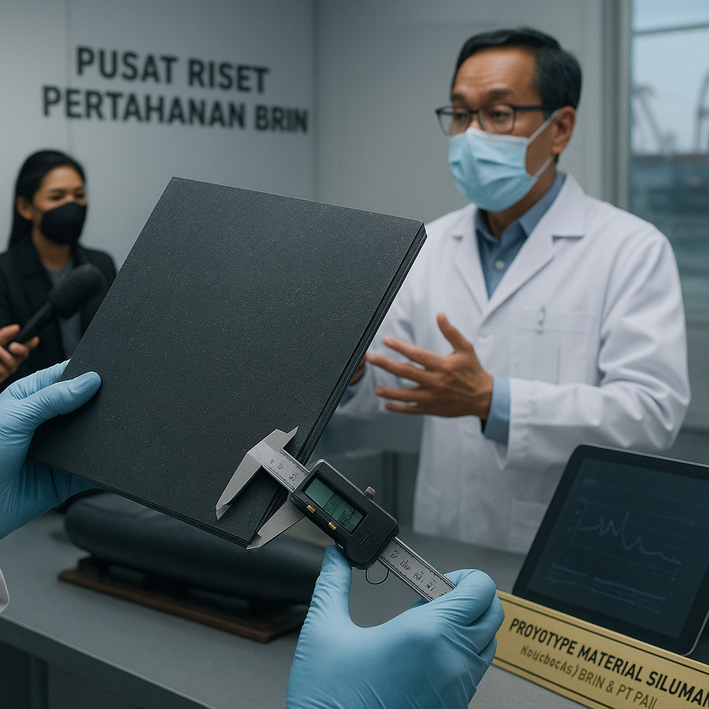 Pusat Riset Pertahanan BRIN Luncurkan Prototype Material Siluman untuk Kapal Selam