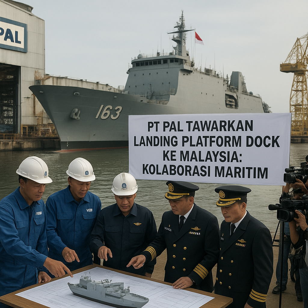PT PAL Tawarkan Landing Platform Dock ke Malaysia: Kolaborasi Maritim