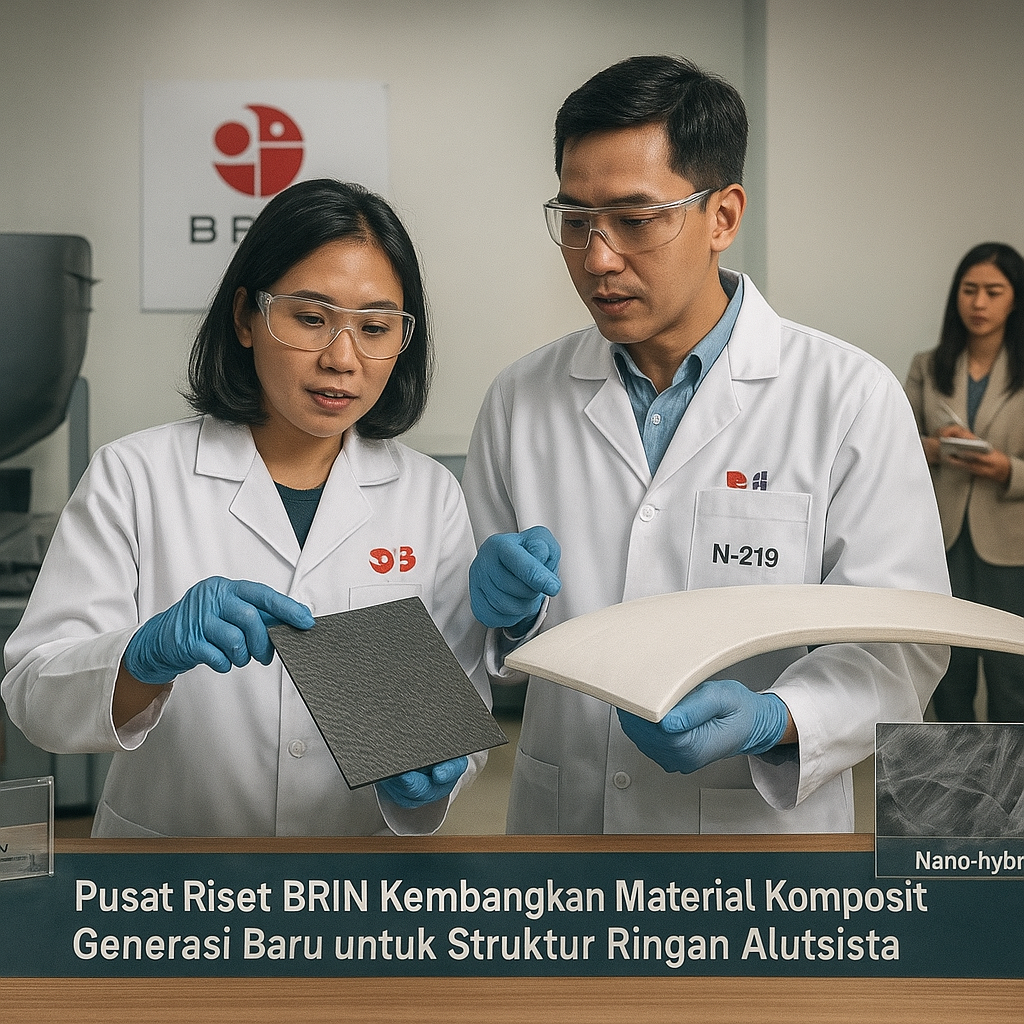 Pusat Riset BRIN Kembangkan Material Komposit Generasi Baru untuk Struktur Ringan Alutsista