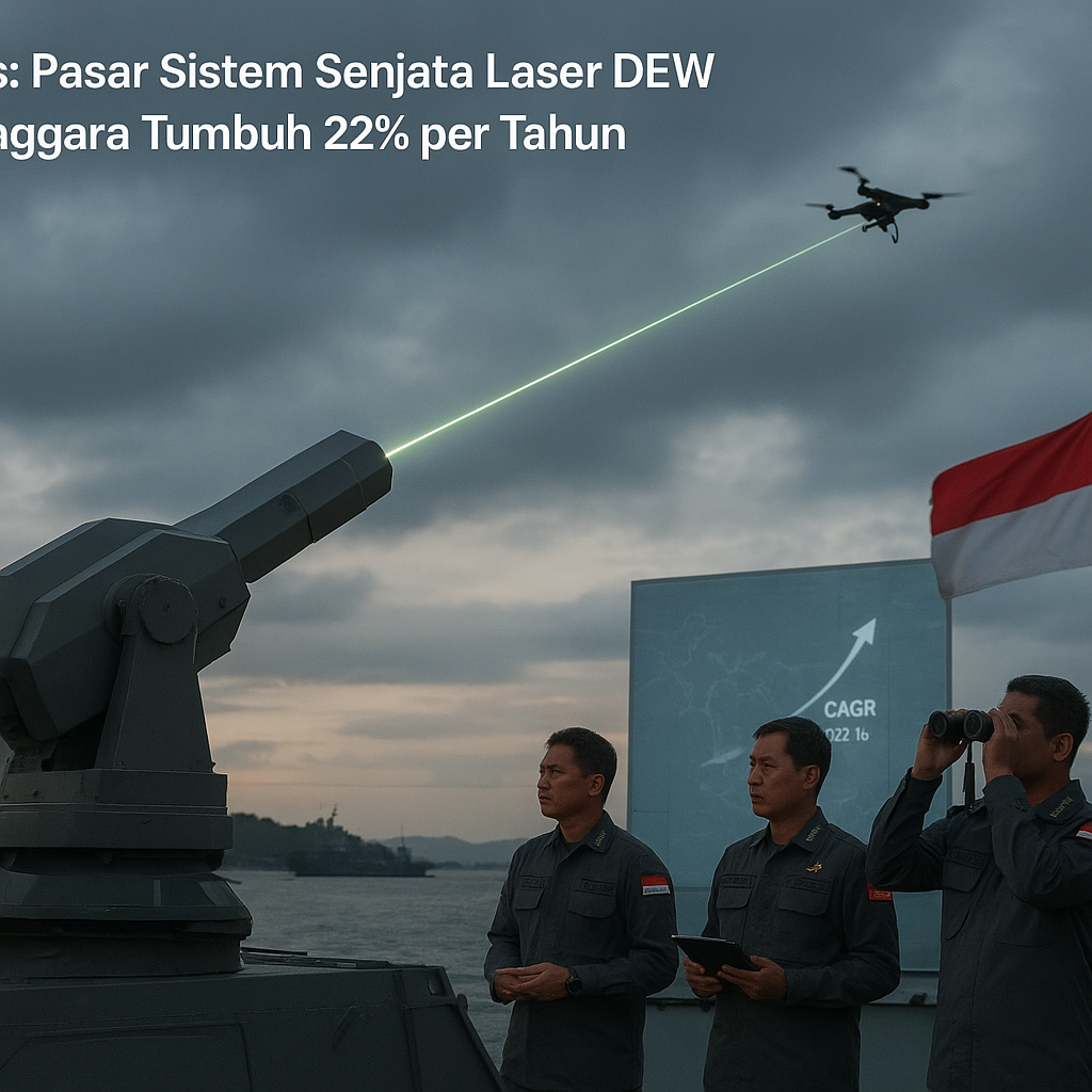 Analisis: Pasar Sistem Senjata Laser Directional Energy Weapons (DEW) Asia Tenggara Tumbuh 22% per Tahun