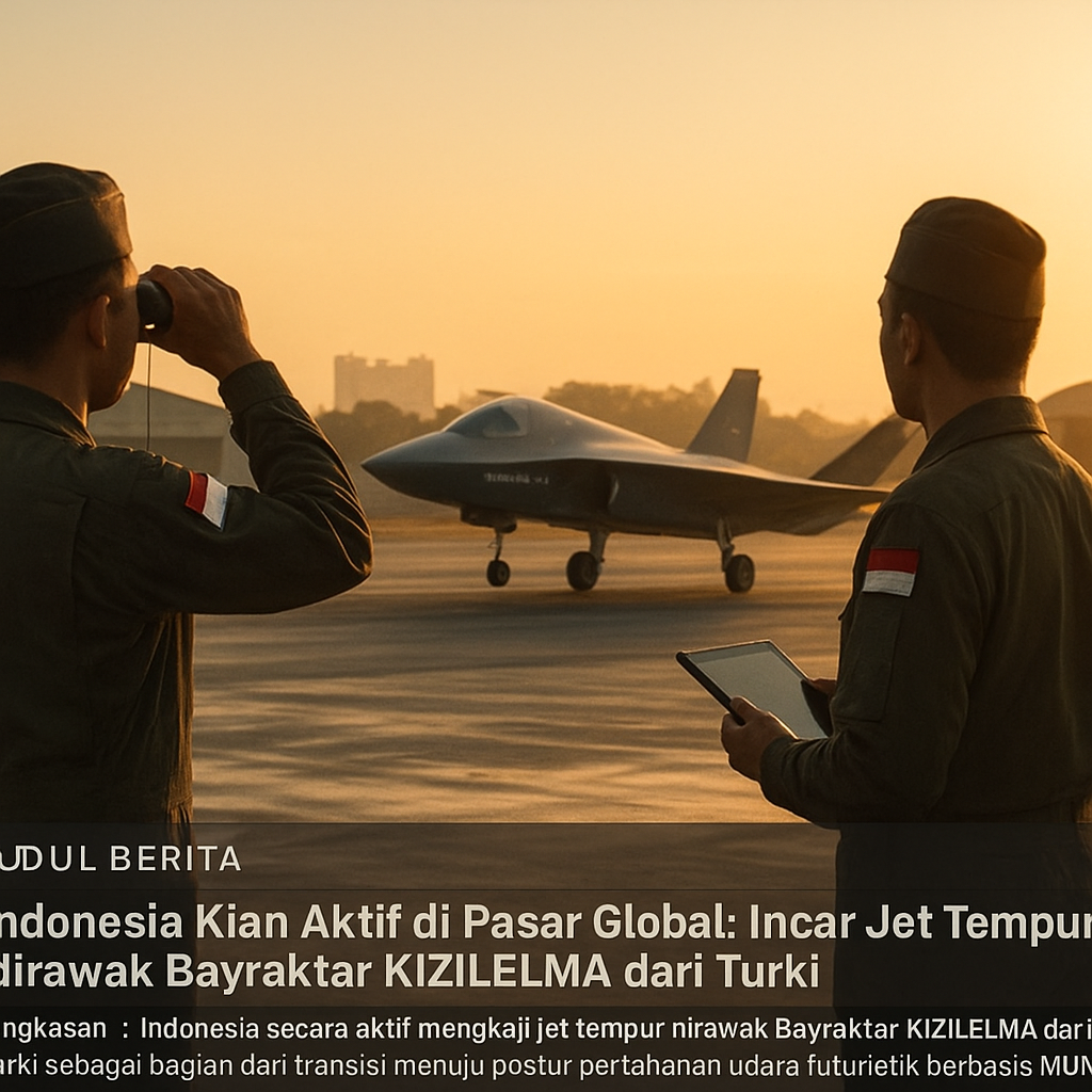 Indonesia Kian Aktif di Pasar Global: Incar Jet Tempur Nirawak Bayraktar KIZILELMA dari Turki