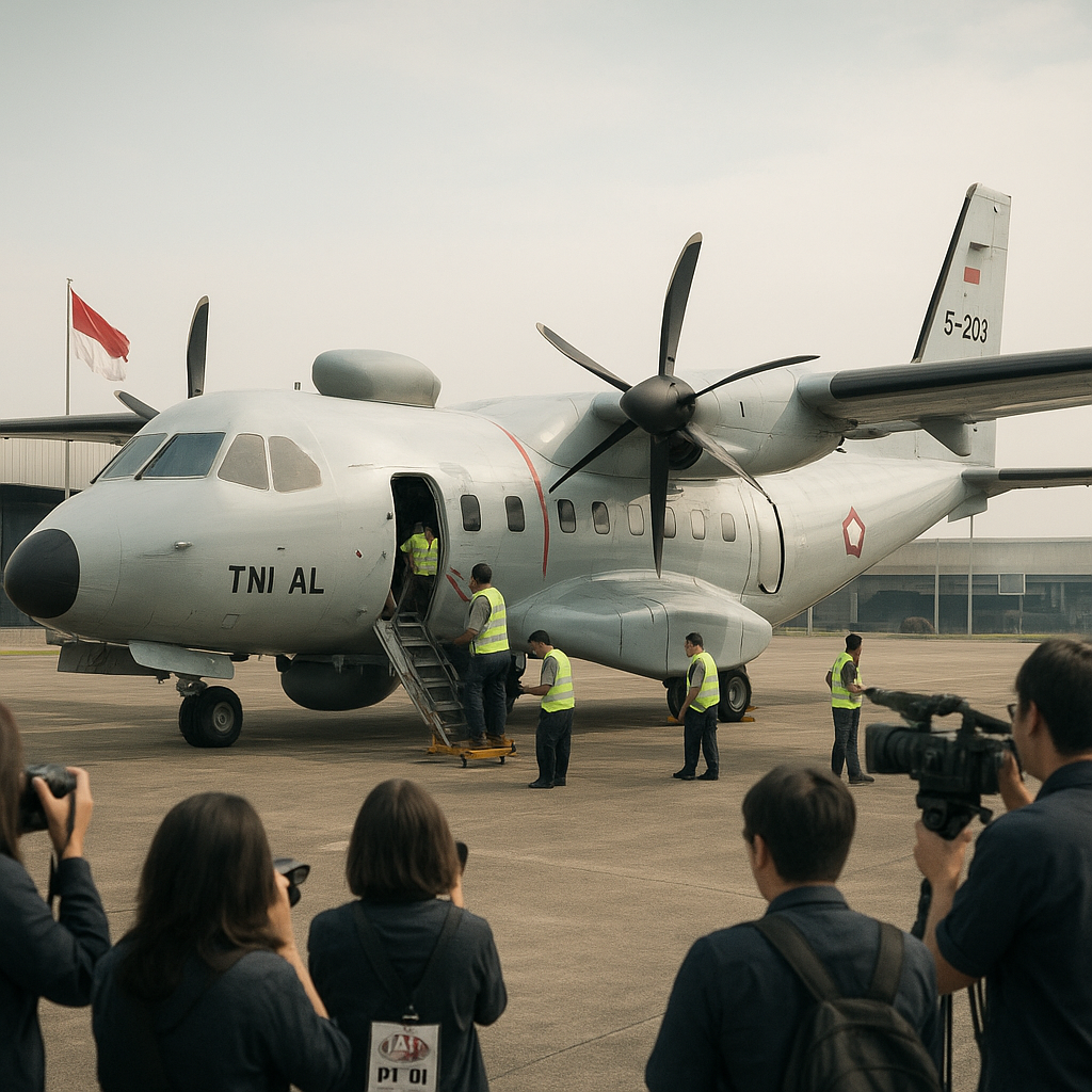 PTDI dan Airbus Meningkatkan Kapasitas Produksi CN235 Versi Maritime Patrol untuk TNI AL