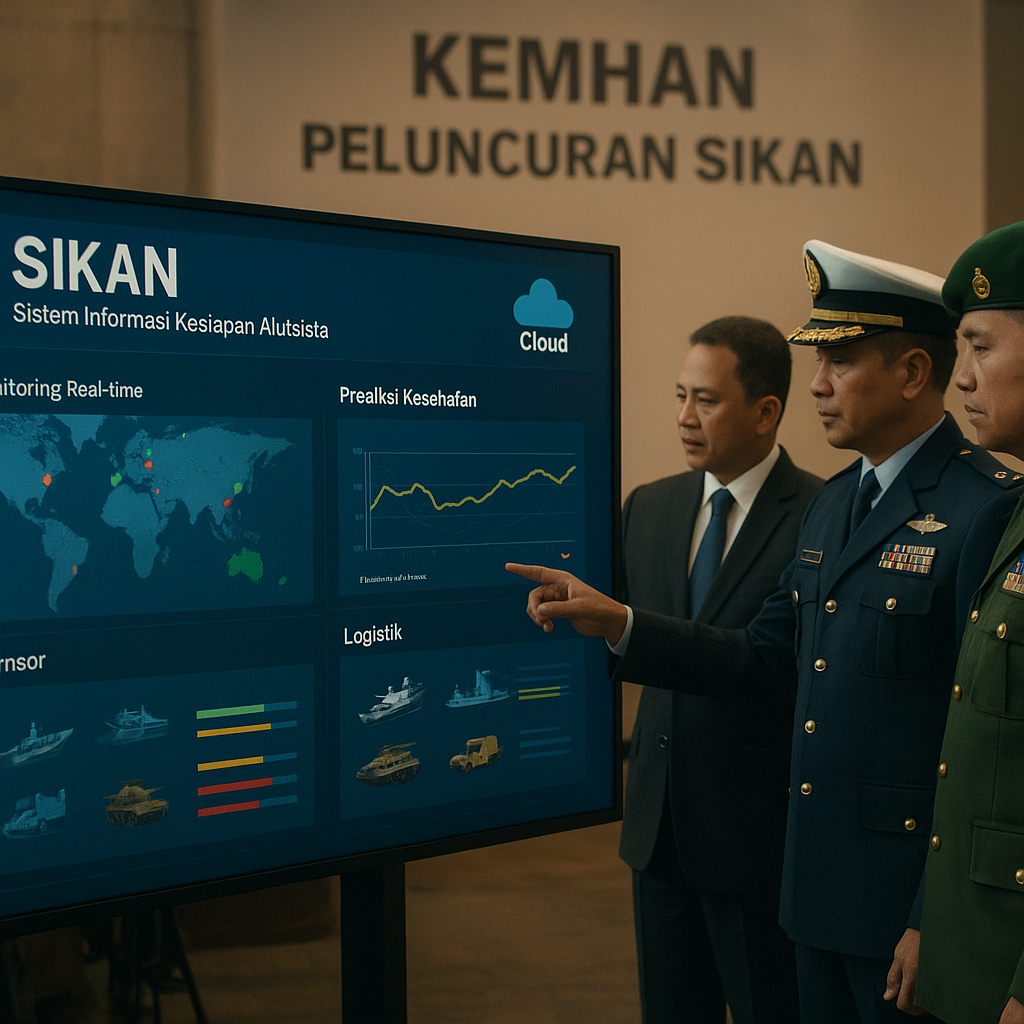 Kemhan Luncurkan Platform Digital untuk Monitoring Kesehatan dan Kesiapan Alutsista