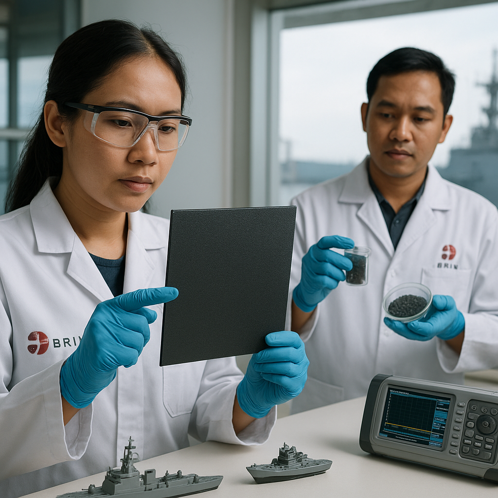 Pusat Riset Teknologi Pertahanan BRIN Mengembangkan Material Nano-Coatings untuk Proteksi Radar Kapal