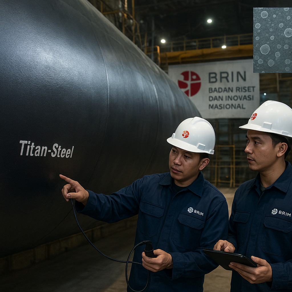 Inovasi Material: BRIN Kembangkan Nanokomposit 'Titan-Steel' untuk Pelapis Badan Kapal Selam