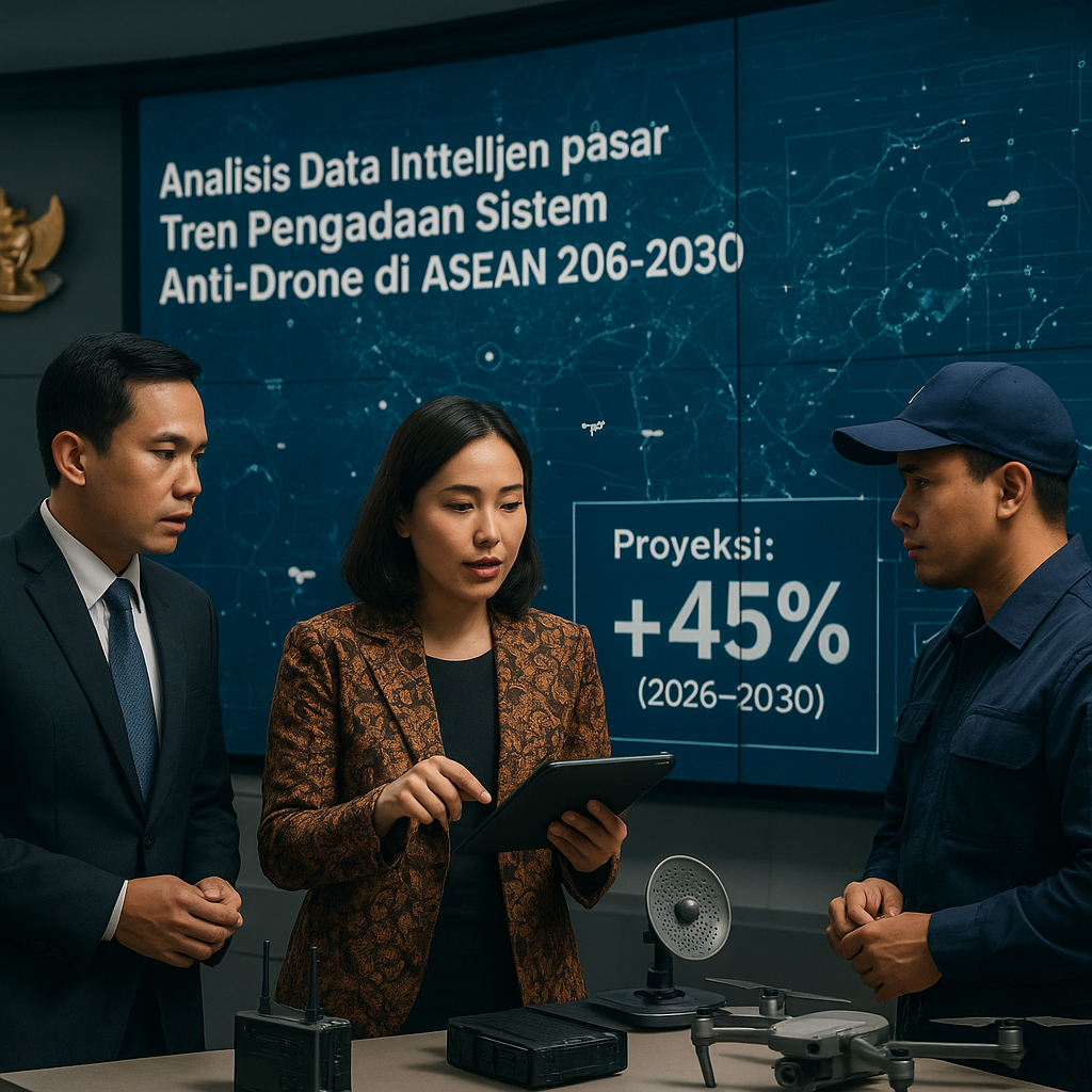 Analisis Data Intelijen Pasar: Tren Pengadaan Sistem Anti-Drone di ASEAN 2026-2030