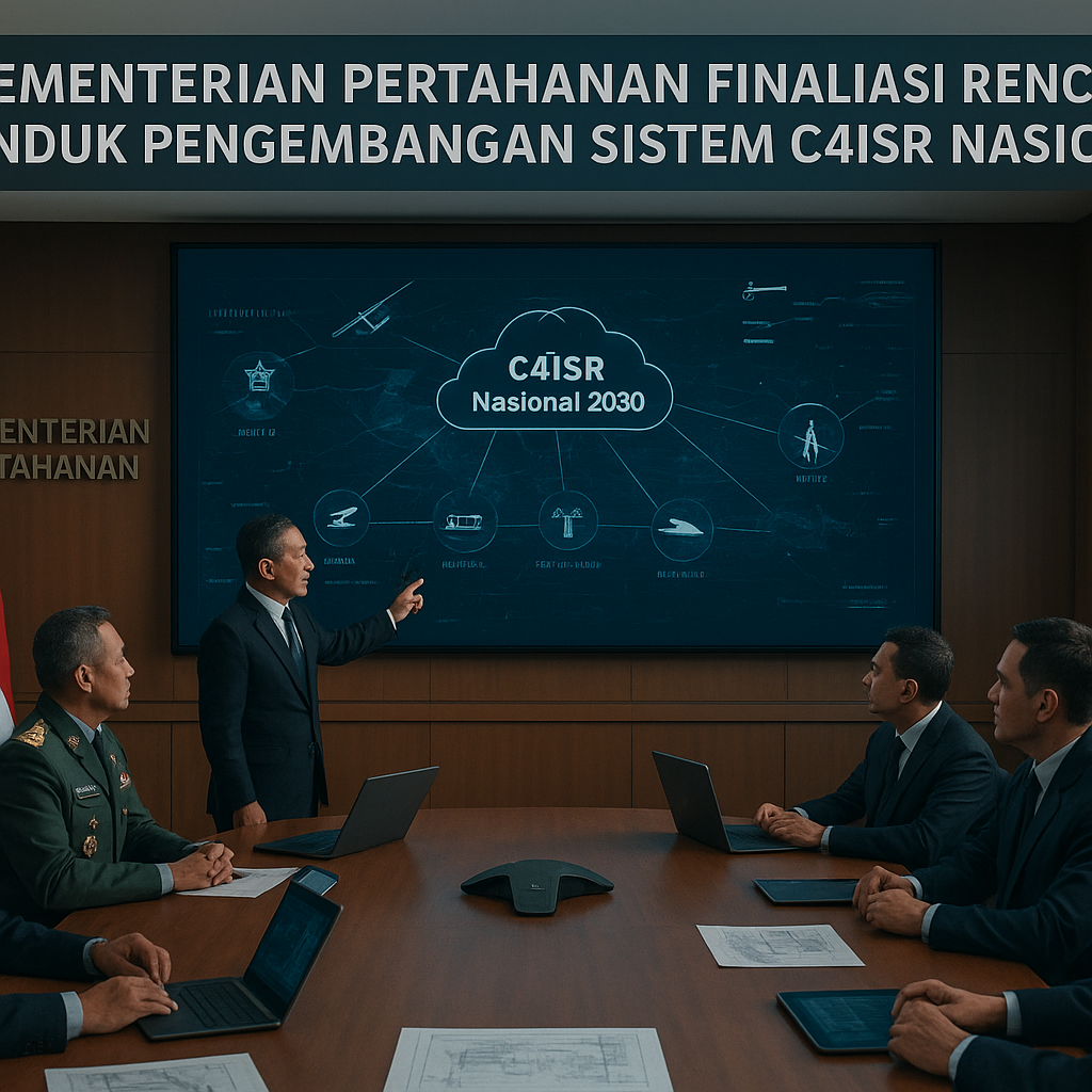 Kementerian Pertahanan Finalisasi Rencana Induk Pengembangan Sistem C4ISR Nasional 2030