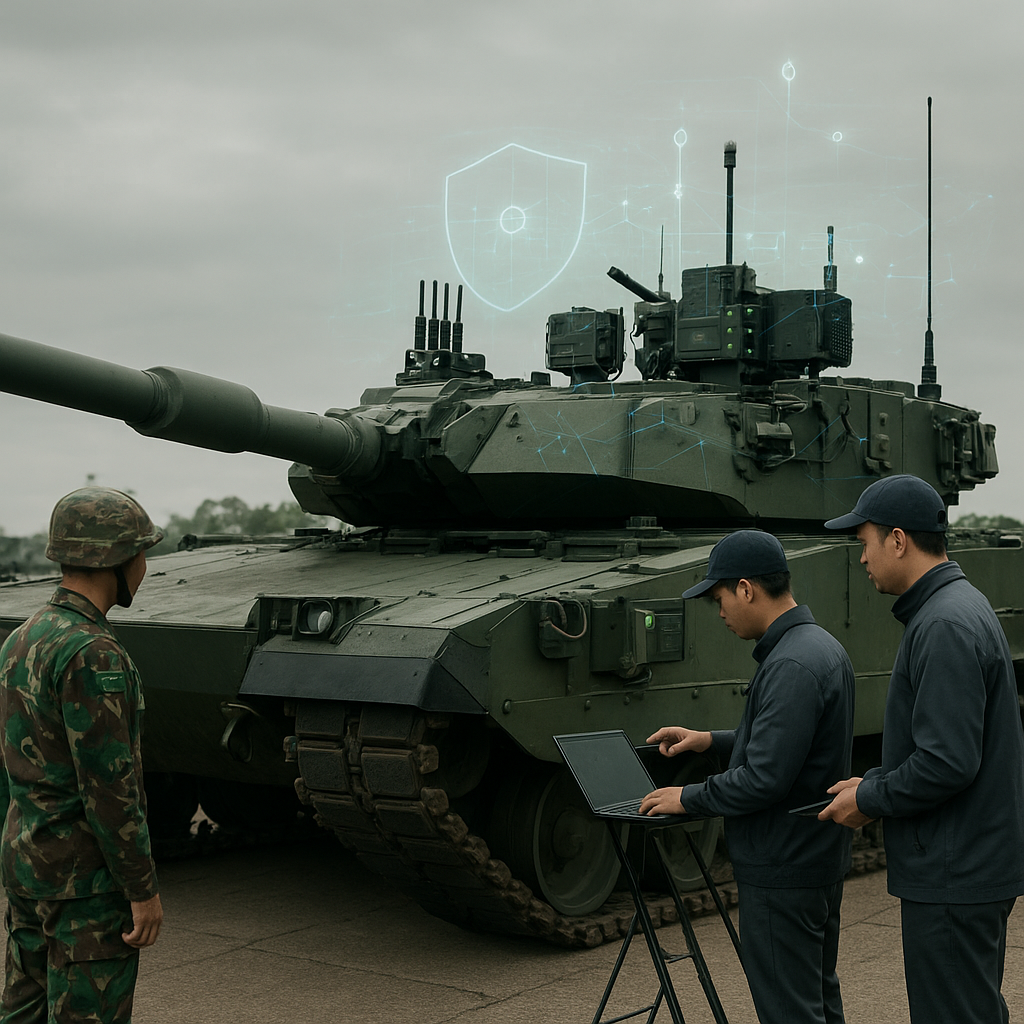Integrasi Sistem Cyber Defense pada Platform Alutsista Main Battle Tank
