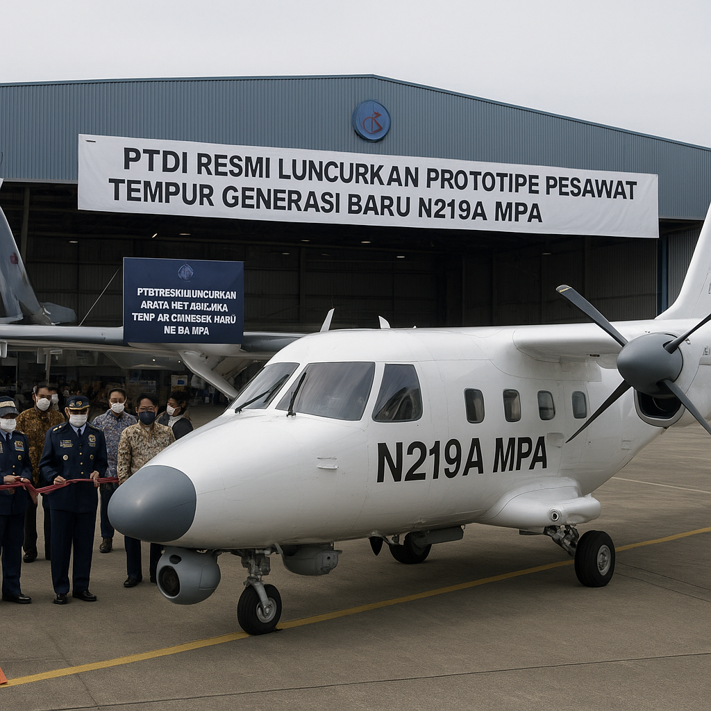 PTDI Resmi Luncurkan Prototipe Pesawat Tempur Generasi Baru N219A MPA