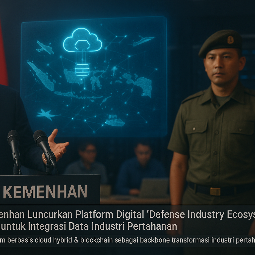 Kemenhan Luncurkan Platform Digital "Defense Industry Ecosystem 4.0" untuk Integrasi Data Industri Pertahanan