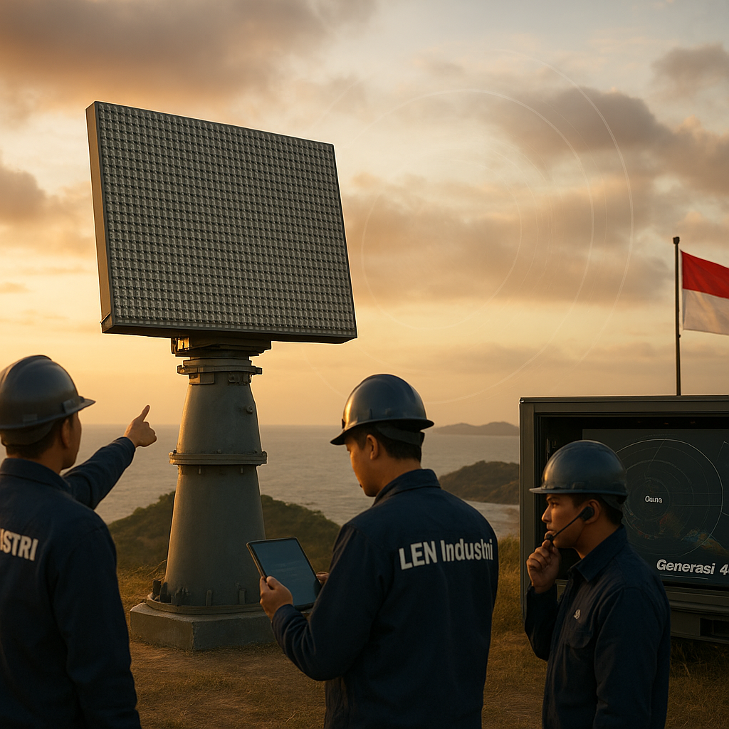 LEN Industri Kembangkan Radar AESA Generasi 4 untuk Sistem Pertahanan Udara Nasional