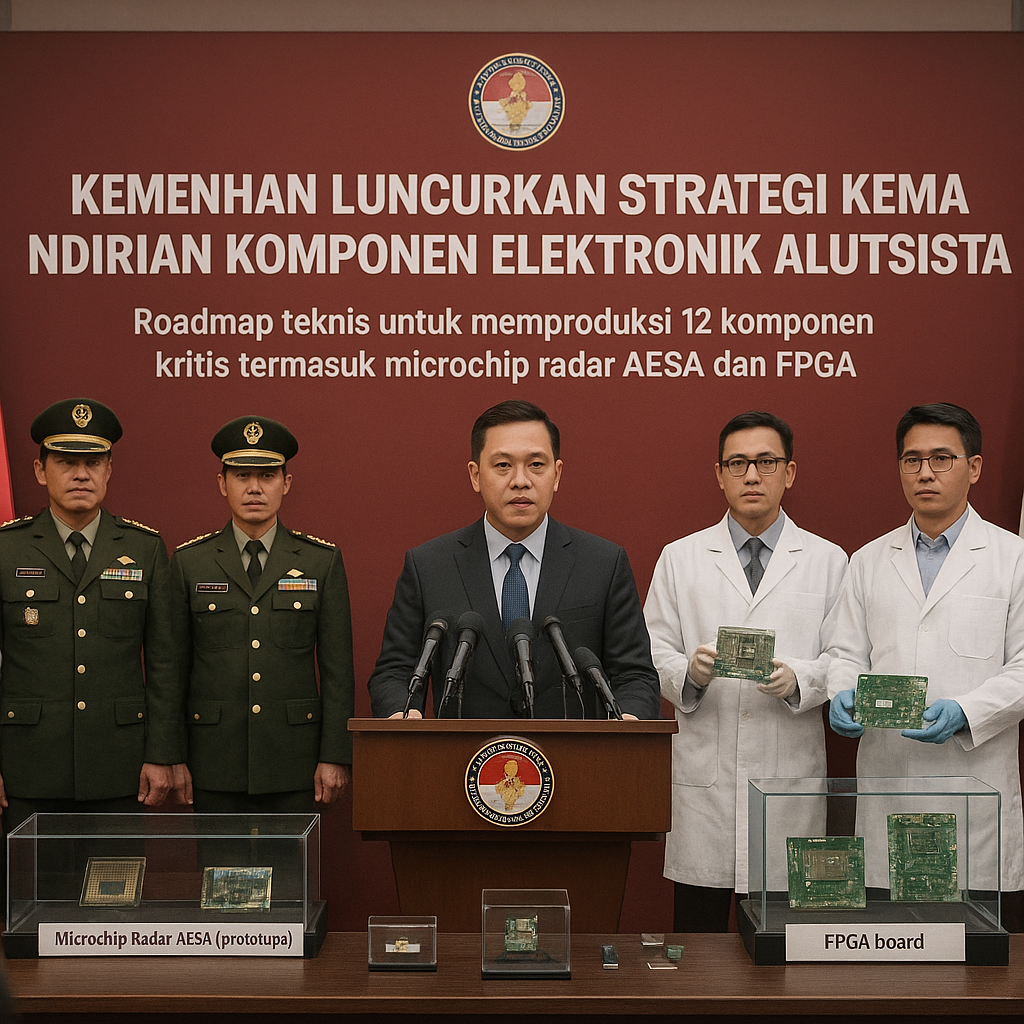 Kemenhan Luncurkan Strategi Kemandirian Komponen Elektronik Alutsista 2026-2035