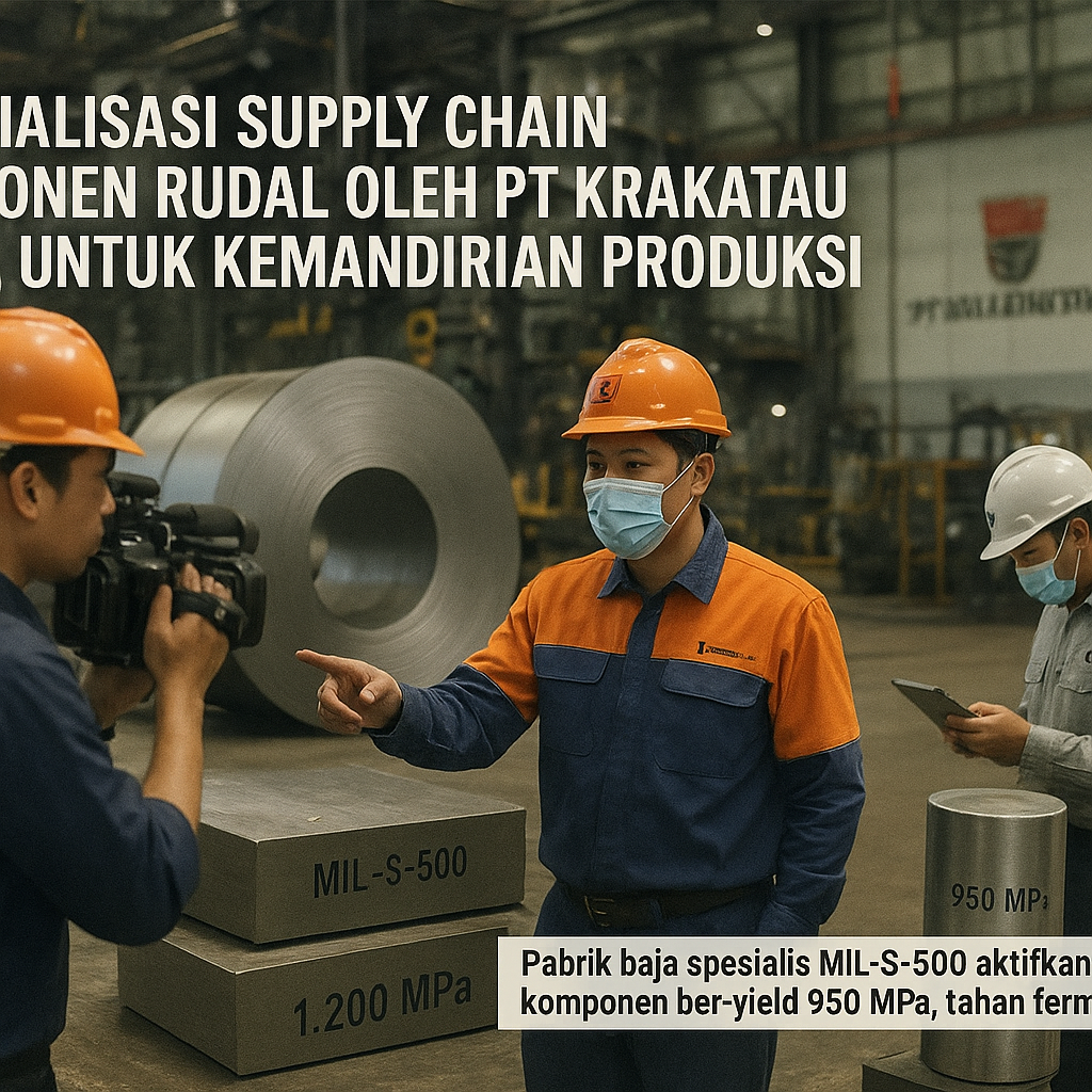 Optimalisasi Supply Chain Komponen Rudal oleh PT Krakatau Steel untuk Kemandirian Produksi