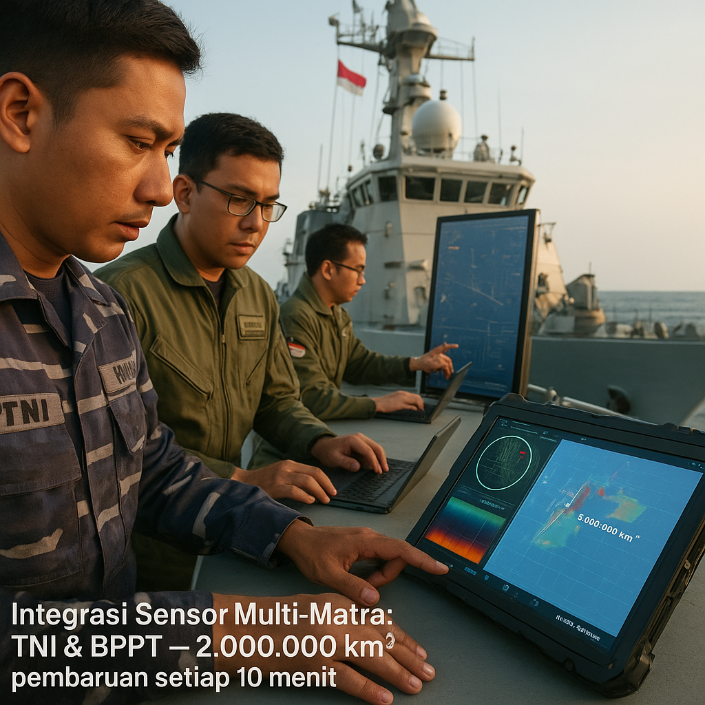 Integrasi Sistem Sensor Multi-Matra untuk Maritime Surveillance oleh TNI dan BPPT