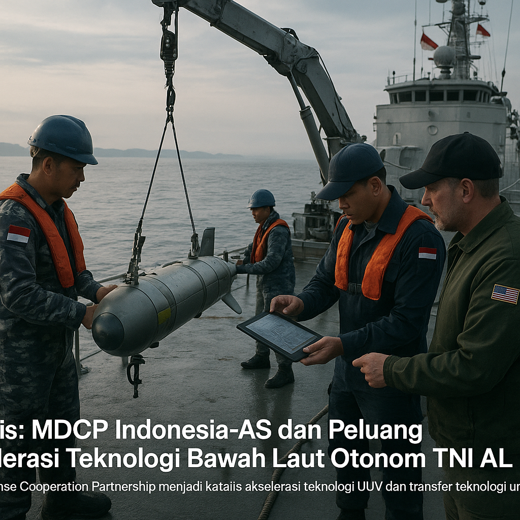 Analisis: MDCP Indonesia-AS dan Peluang Akselerasi Teknologi Bawah Laut Otonom TNI AL