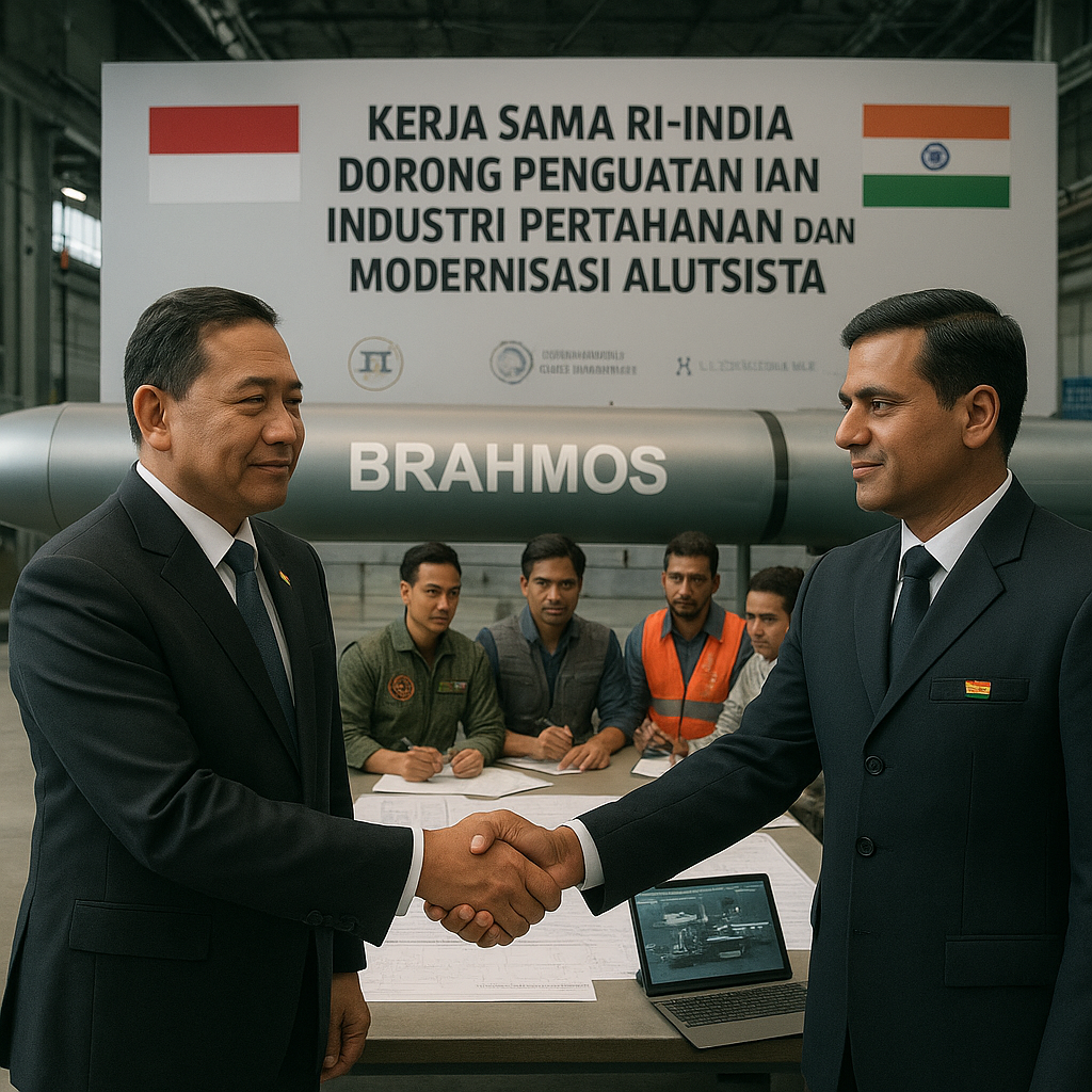 Kerja Sama RI-India Dorong Penguatan Industri Pertahanan dan Modernisasi Alutsista