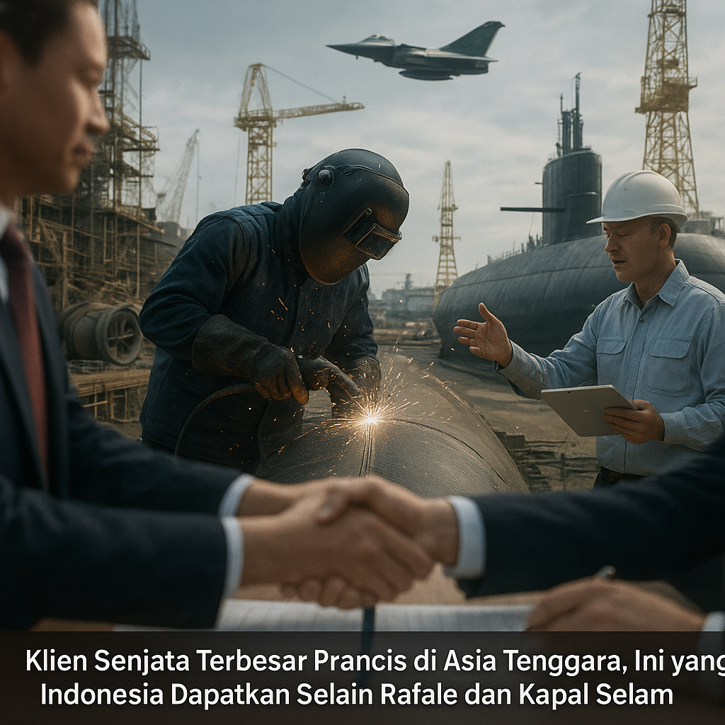 Klien Senjata Terbesar Prancis di Asia Tenggara, Ini yang Indonesia Dapatkan Selain Rafale dan Kapal Selam