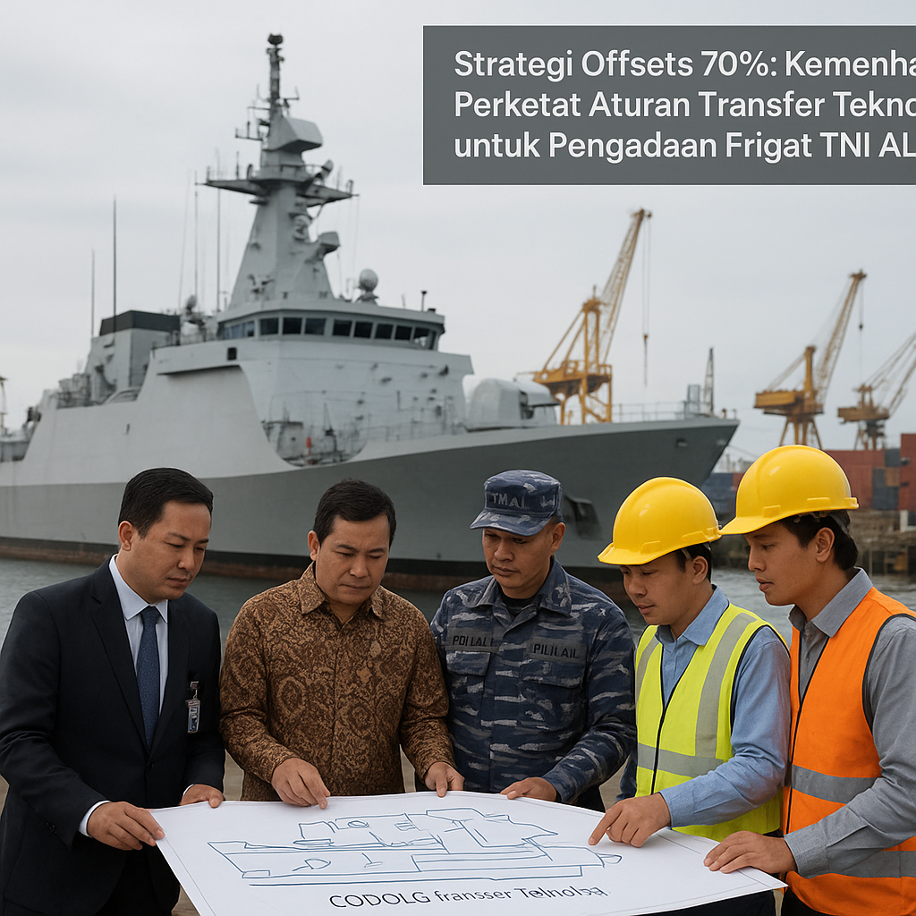 Strategi Offsets 70%: Kemenhan Perketat Aturan Transfer Teknologi untuk Pengadaan Frigat TNI AL