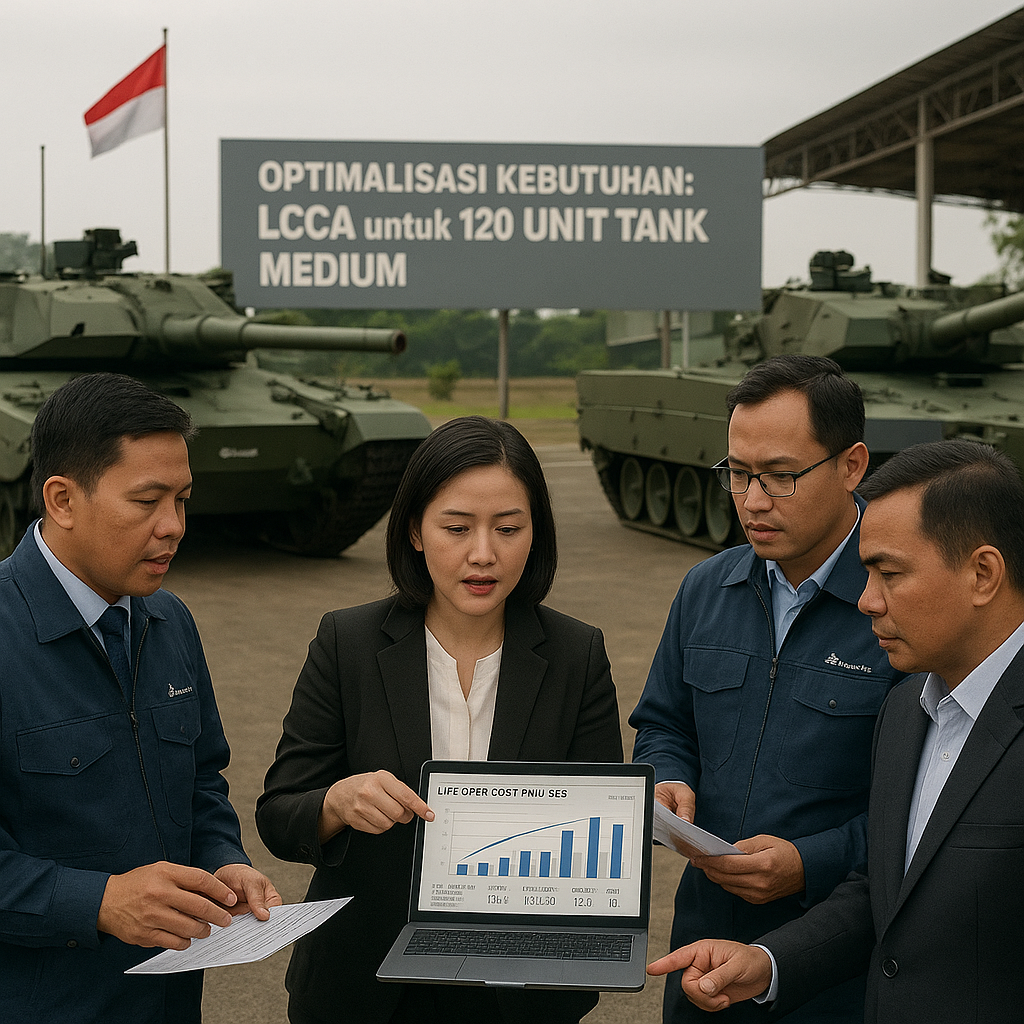 Optimalisasi Kebutuhan: Kemenhan Lakukan Life Cycle Cost Analysis untuk 120 Unit Tank Medium Buatan Dalam Negeri