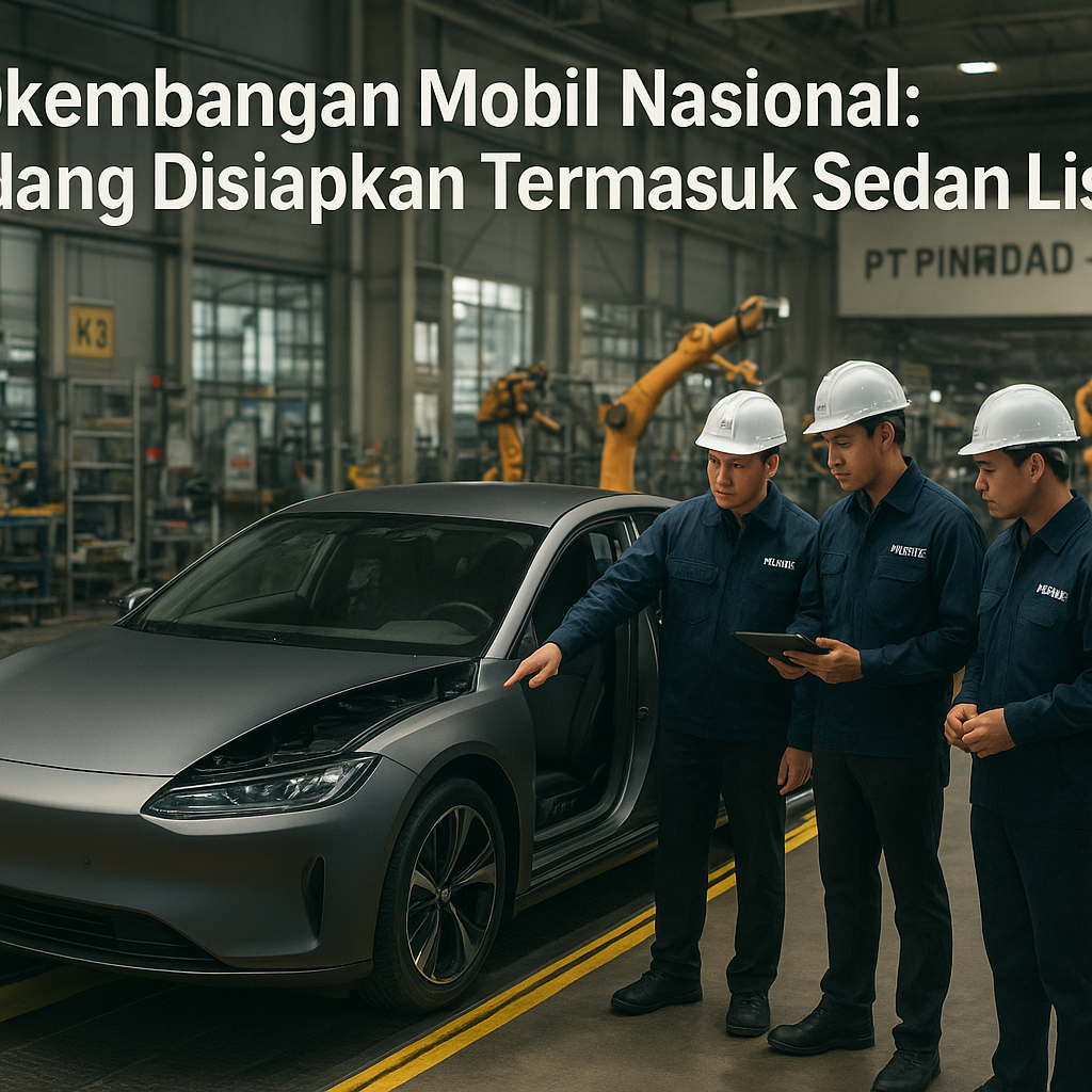 Perkembangan Mobil Nasional: Sedang Disiapkan Termasuk Sedan Listrik
