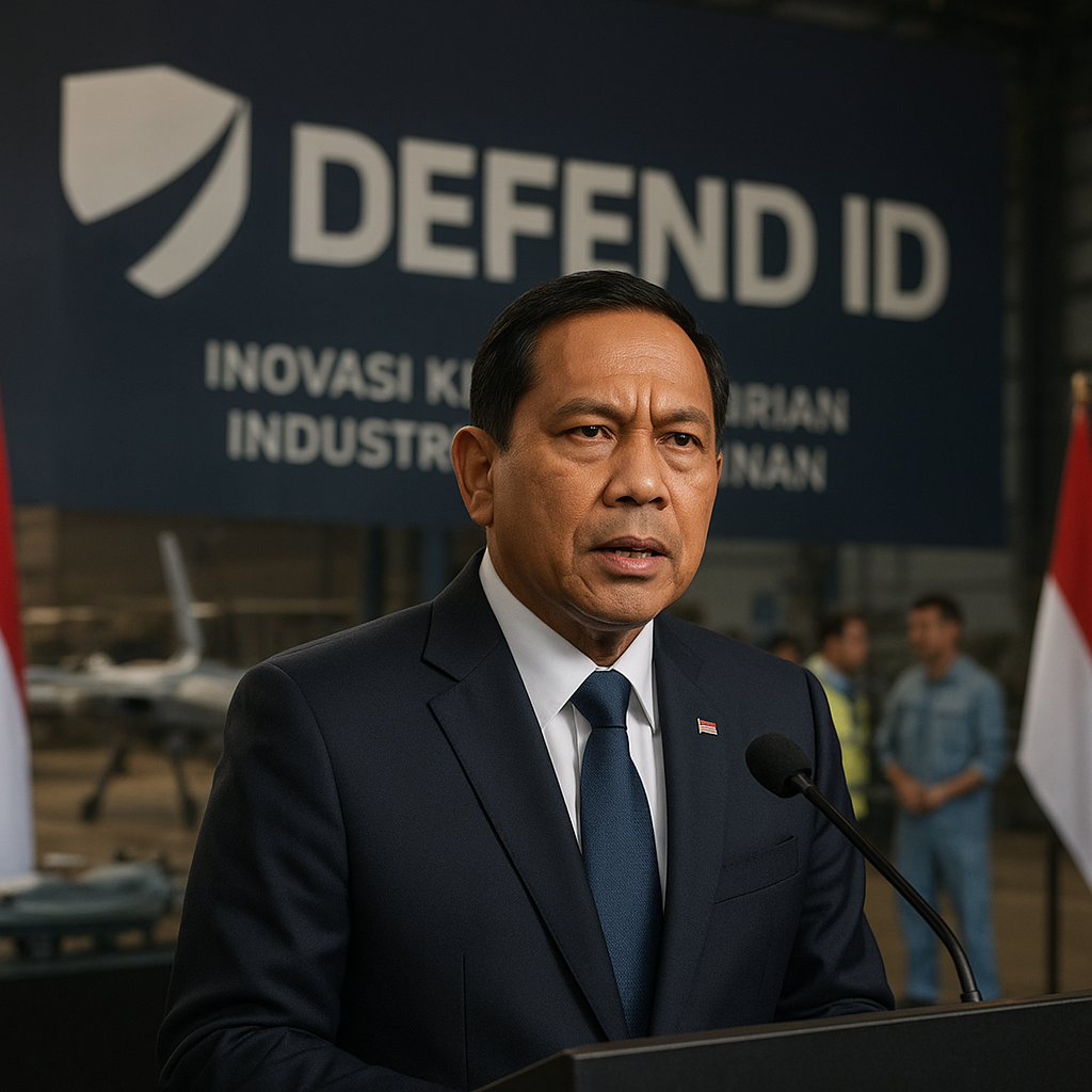 Menhan Sjafrie Dorong DEFEND ID Inovasi Kemandirian Industri Pertahanan Nasional