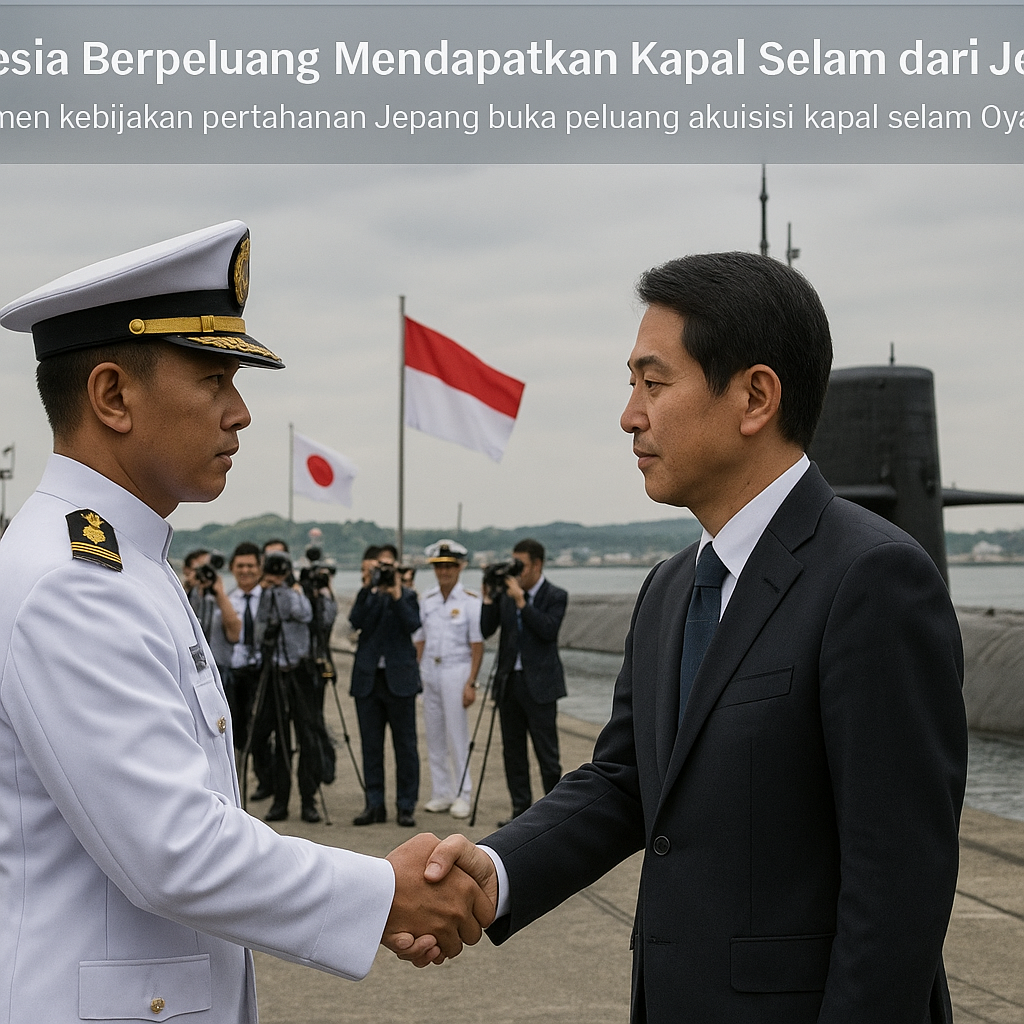 Indonesia Berpeluang Mendapatkan Kapal Selam dari Jepang