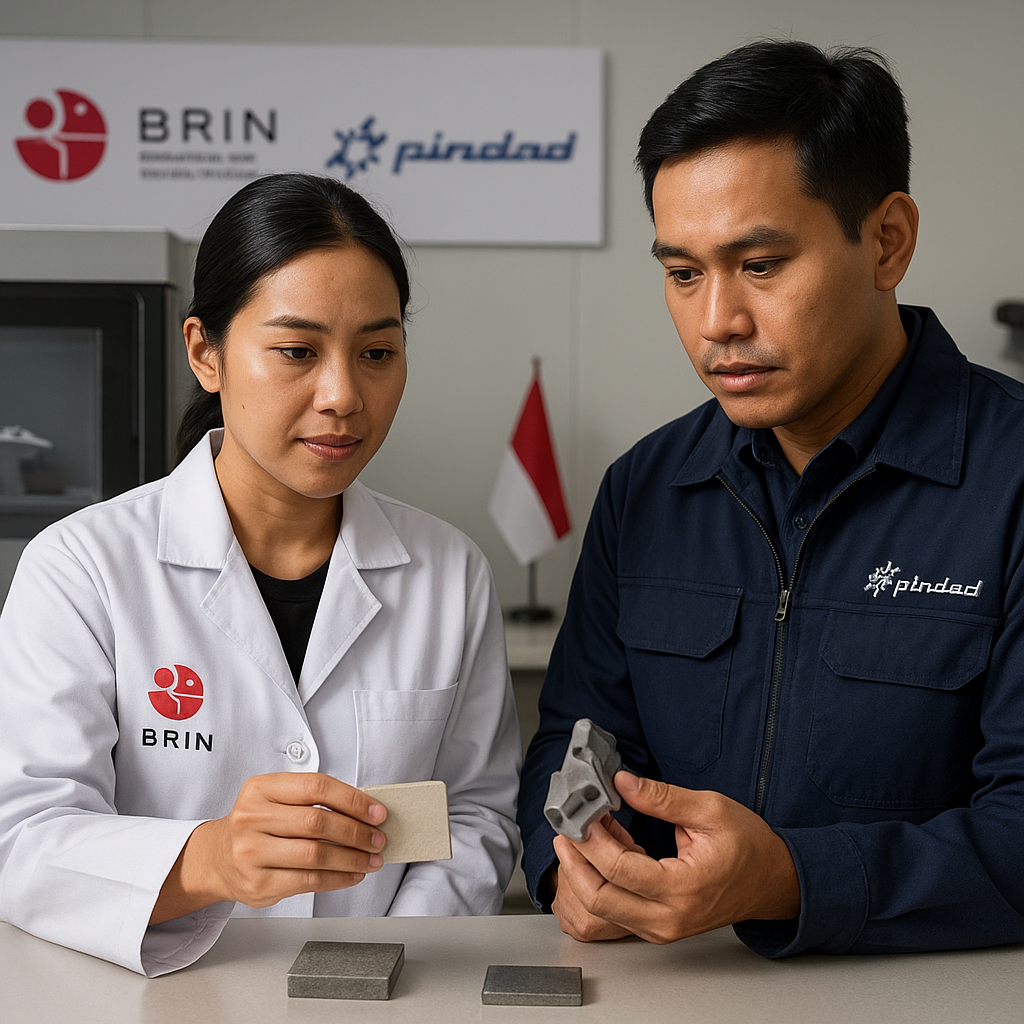 BRIN dan PT Pindad Kolaborasi Riset Material Advanced untuk Senjata Ringan
