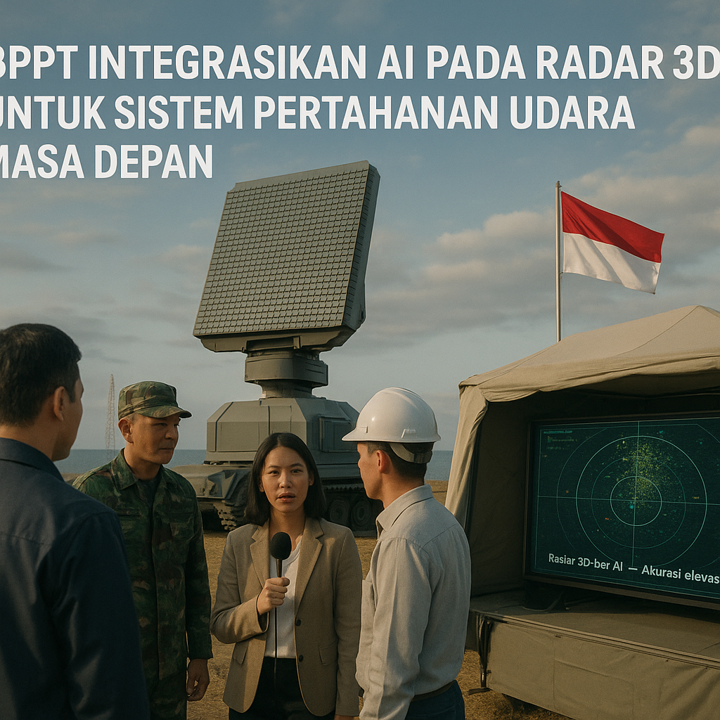 BPPT Integrasikan AI pada Radar 3D untuk Sistem Pertahanan Udara Masa Depan