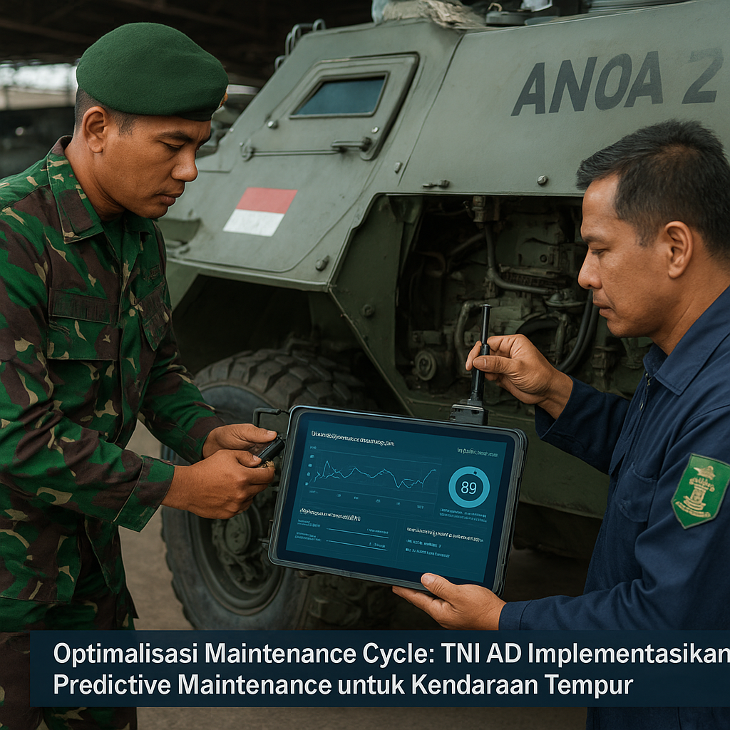 Optimalisasi Maintenance Cycle: TNI AD Implementasikan Predictive Maintenance untuk Kendaraan Tempur