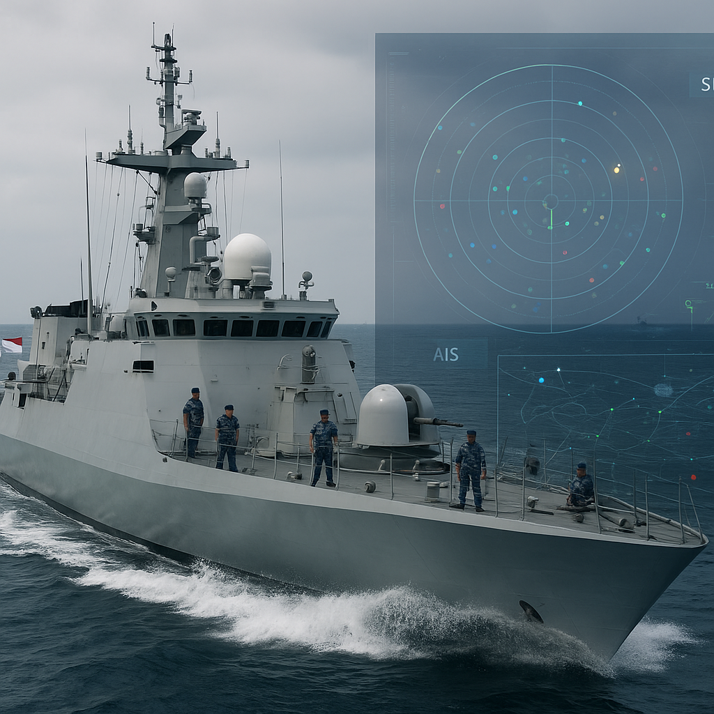 Integrasi Sistem Komando TNI AL pada Kapal Perang Baru Perkuat Maritime Domain Awareness
