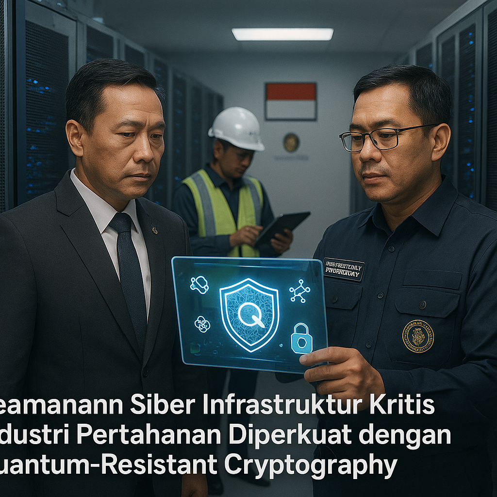 Keamanan Siber Infrastruktur Kritis Industri Pertahanan Diperkuat dengan Quantum-Resistant Cryptography
