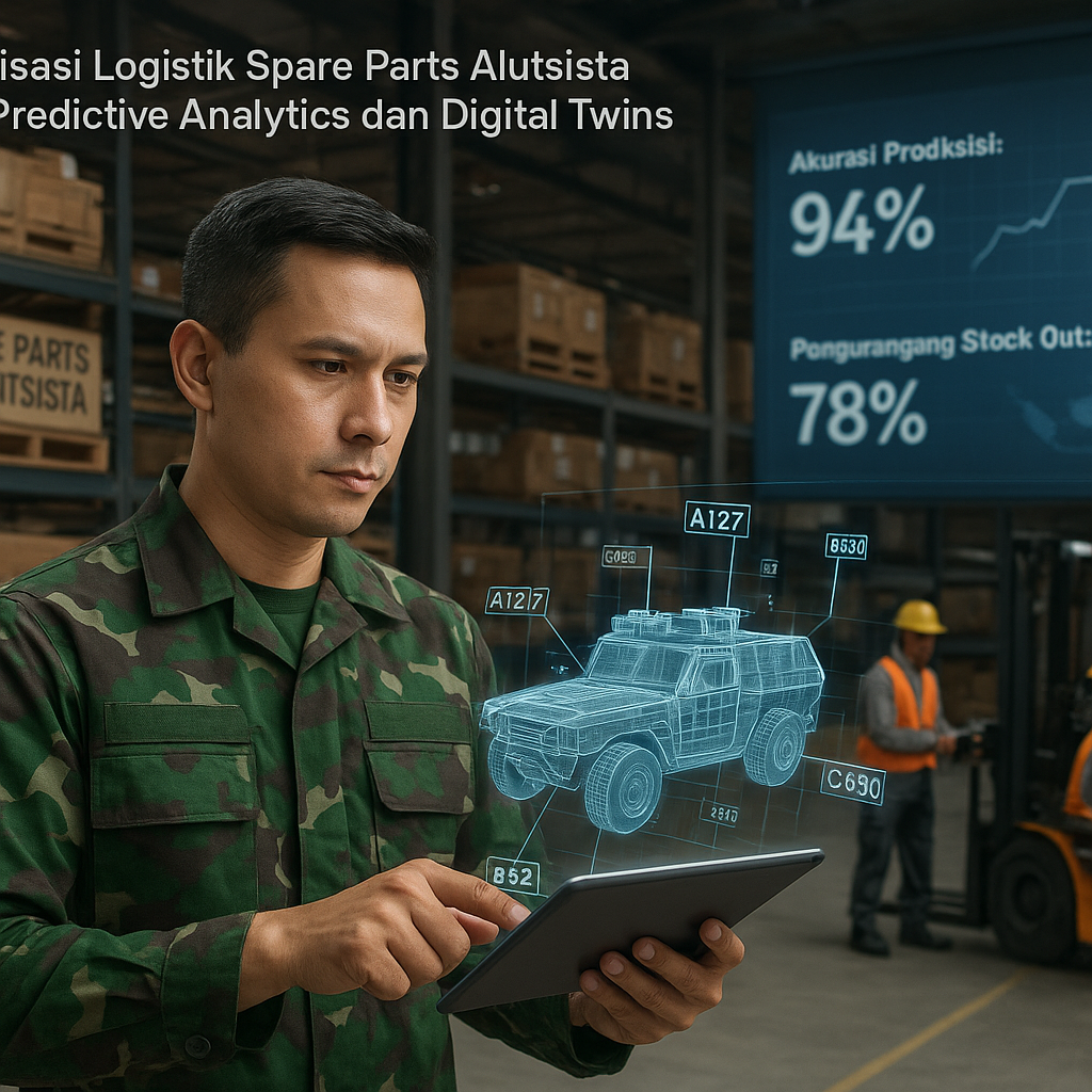 Optimalisasi Logistik Spare Parts Alutsista dengan Predictive Analytics dan Digital Twins