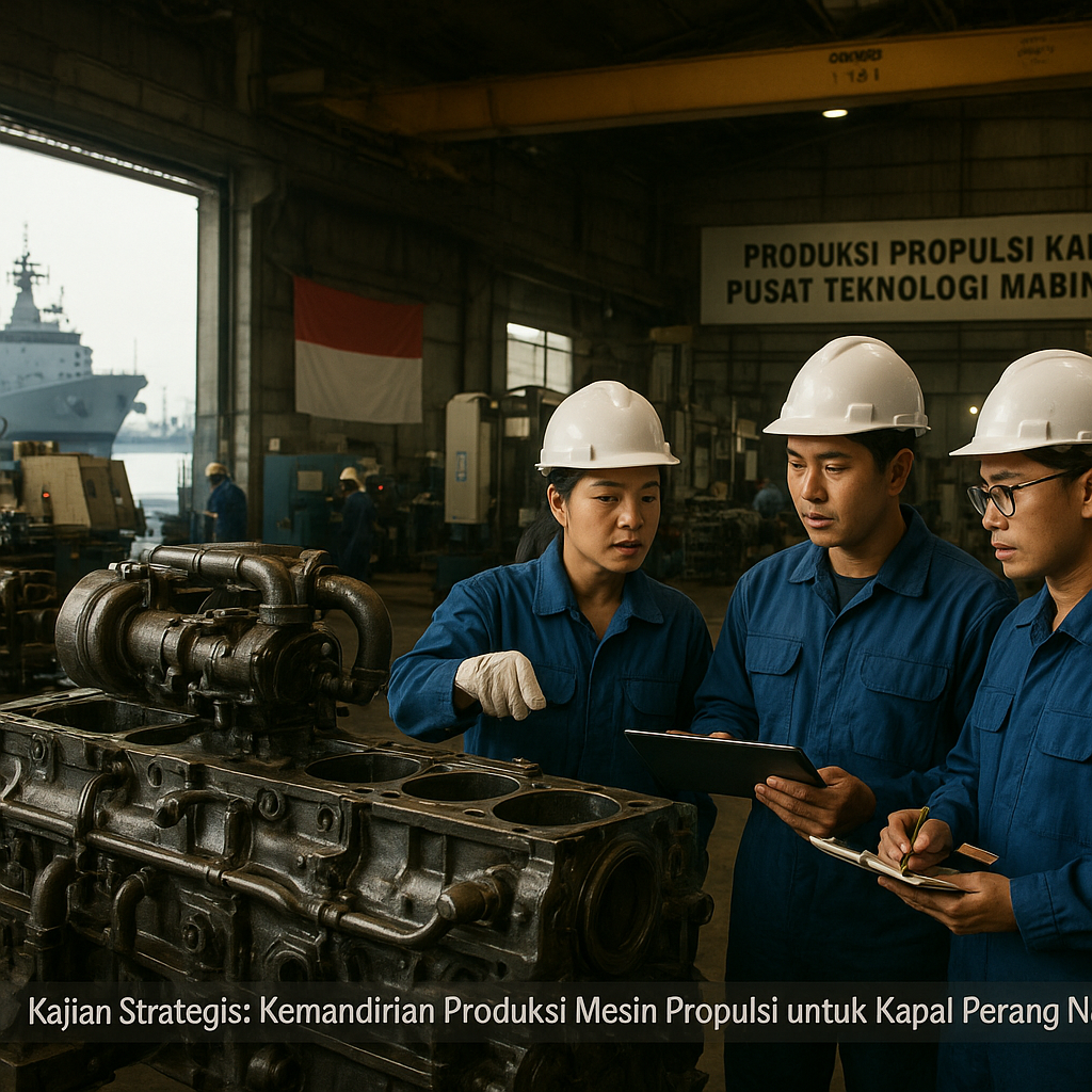Kajian Strategis: Kemandirian Produksi Mesin Propulsi untuk Kapal Perang Nasional