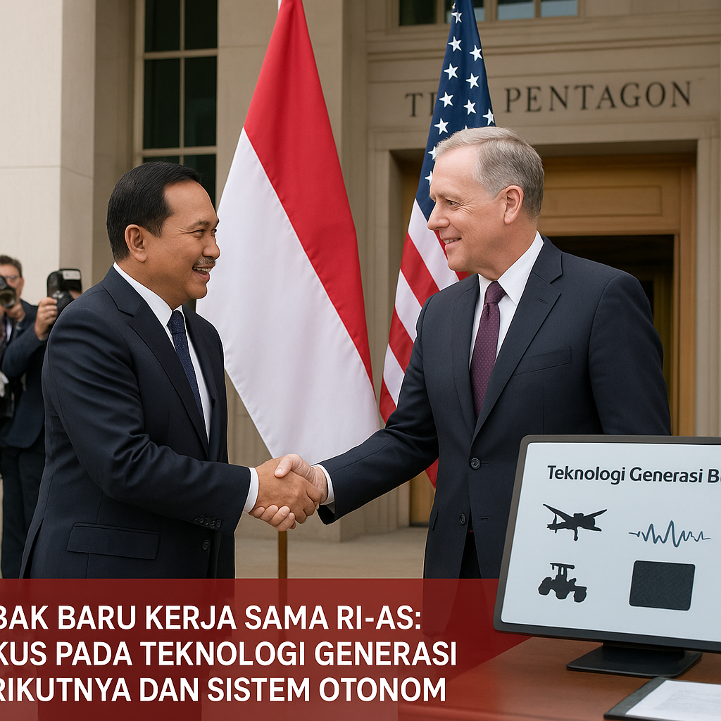Babak Baru Kerja Sama RI-AS: Fokus pada Teknologi Generasi Berikutnya dan Sistem Otonom