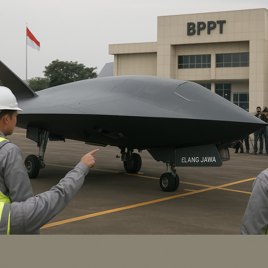 BPPT Rampungkan Purwarupa Drone Tempur Siluman 'Elang Jawa' dengan Teknologi Low Observable