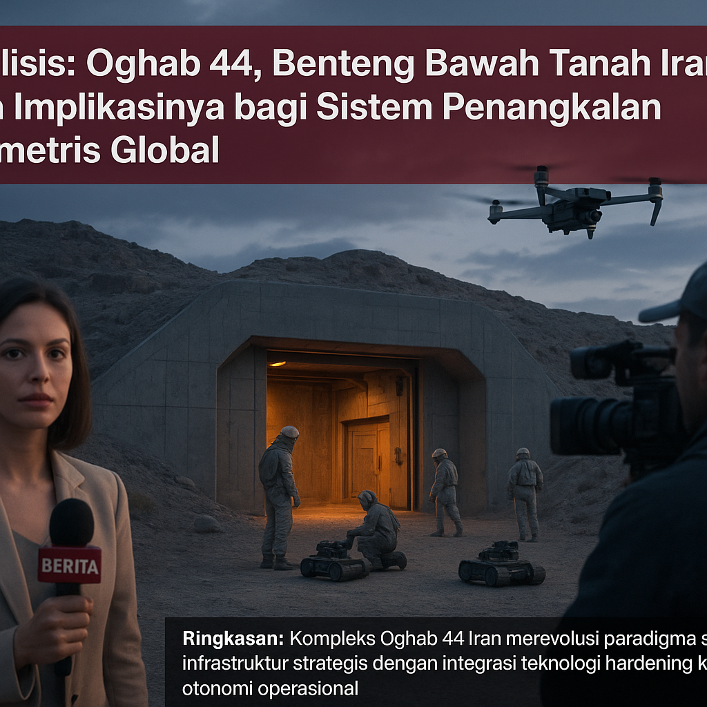 Analisis: Oghab 44, Benteng Bawah Tanah Iran dan Implikasinya bagi Sistem Penangkalan Asimetris Global