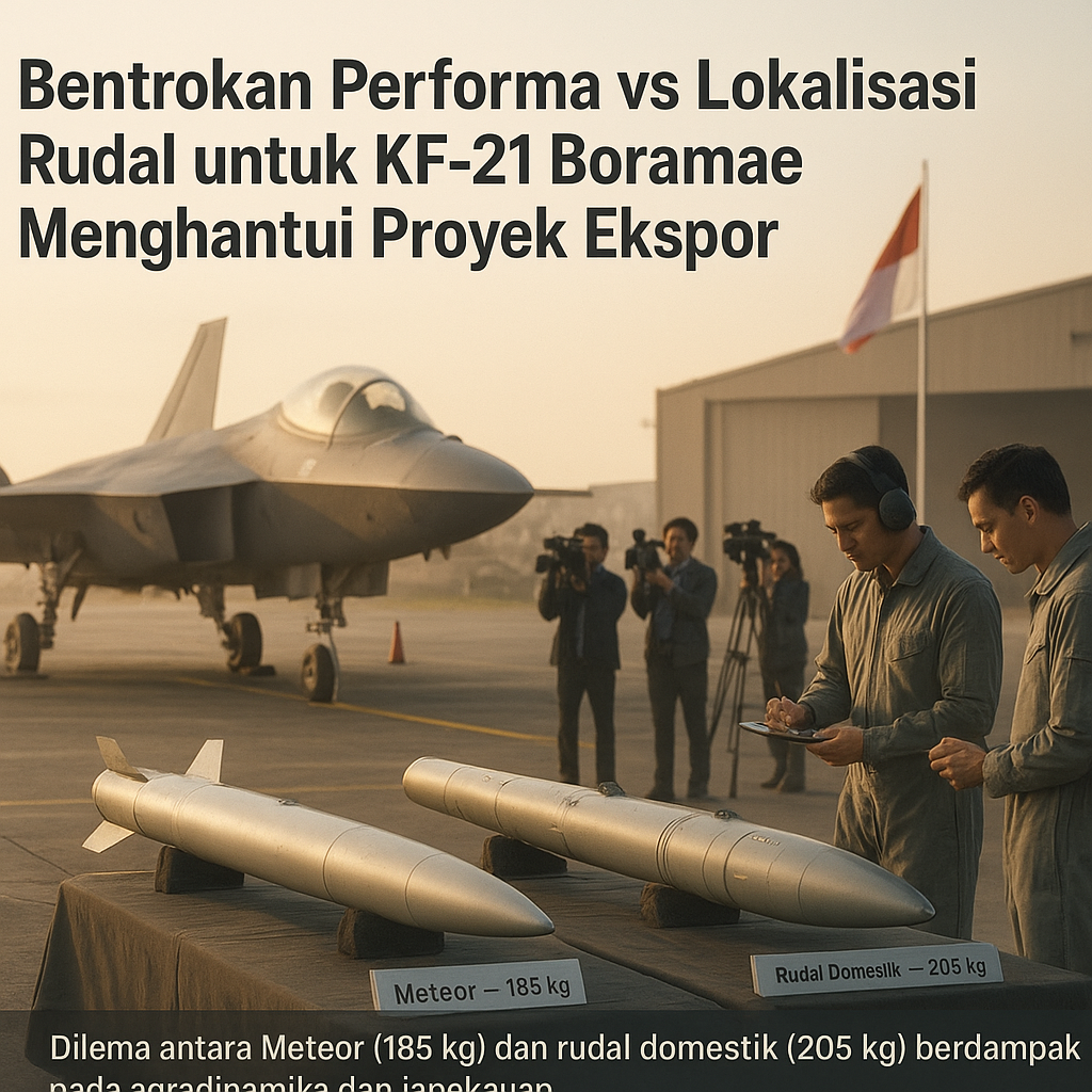 Bentrokan Performa vs Lokalisasi Rudal untuk KF-21 Boramae Menghantui Proyek Ekspor
