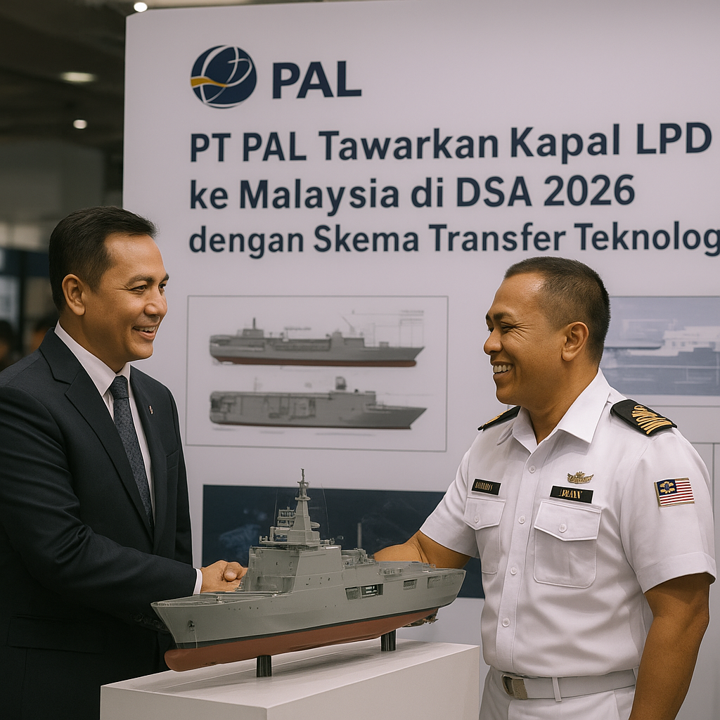 PT PAL Tawarkan Kapal LPD ke Malaysia di DSA 2026 dengan Skema Transfer Teknologi