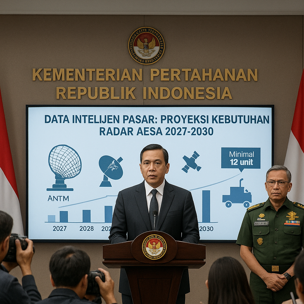 Kementerian Pertahanan Rilis Data Data Intelejen Pasar: Proyeksi Kebutuhan Radar AESA 2027-2030