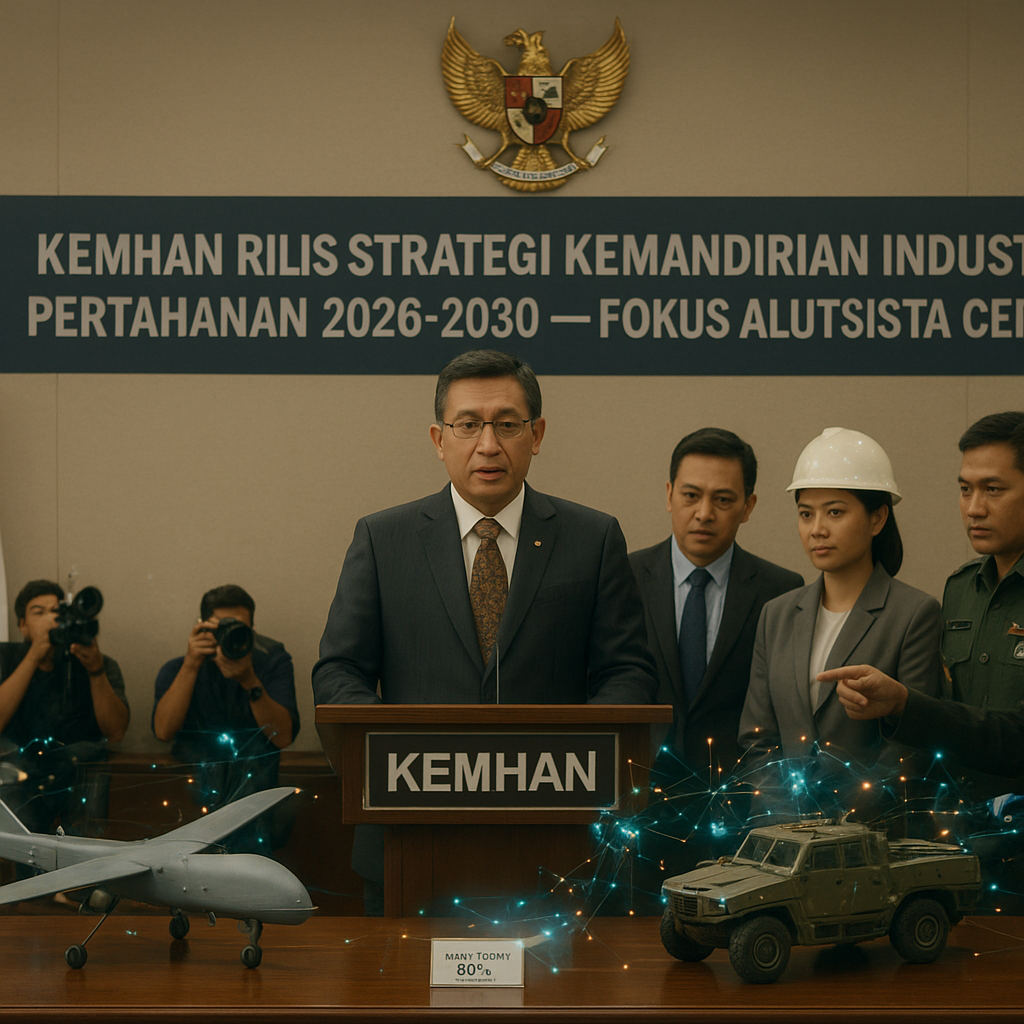 Kemhan Rilis Strategi Kemandirian Industri Pertahanan 2026-2030 Fokus Alutsista Cerdas