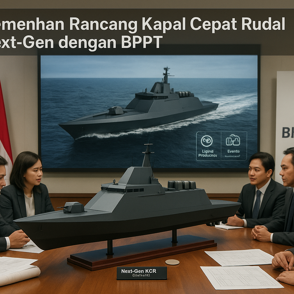 Kemenhan Rancang Kapal Cepat Rudal Next-Gen dengan BPPT