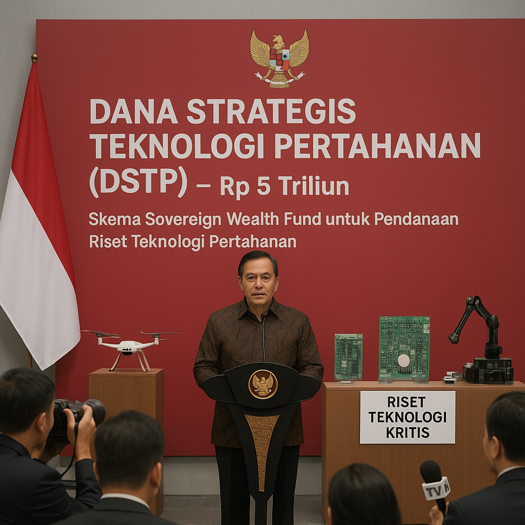 Pemerintah Canangkan Skema Sovereign Wealth Fund Baru untuk Pendanaan Riset Teknologi Kritis Bidang Pertahanan