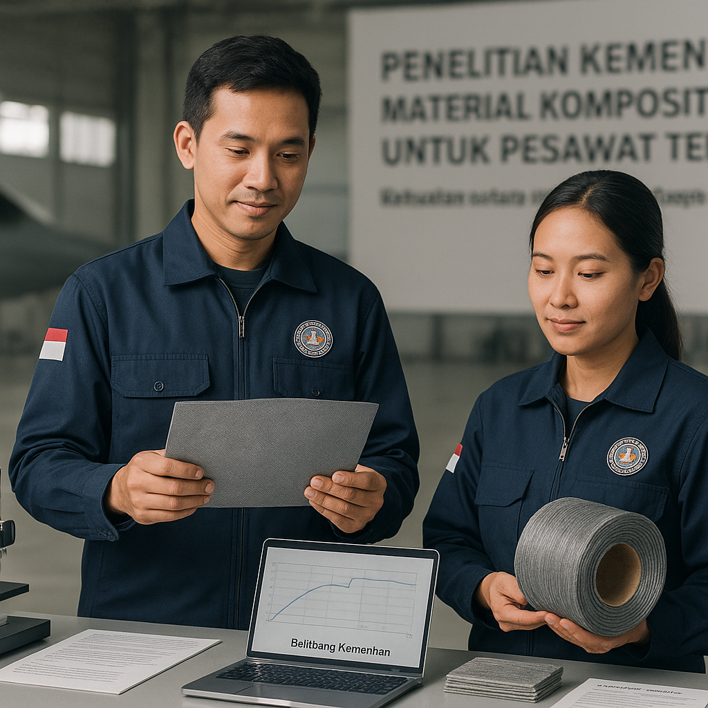 Penelitian Kemenhan: Material Komposit Lokal untuk Pesawat Tempur