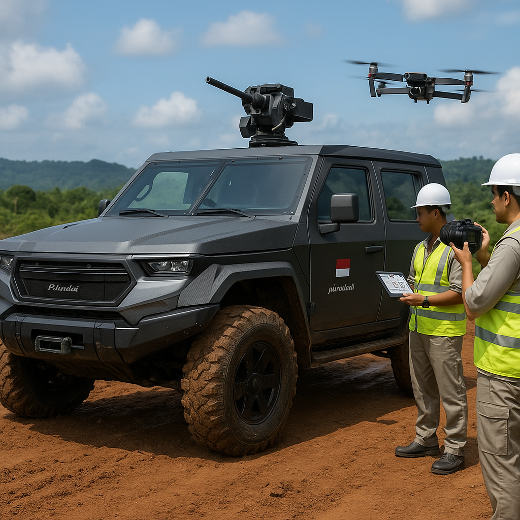 PT Pindad Luncurkan Maung Generasi Baru dengan Material Komposit dan Sistem Drone Terintegrasi