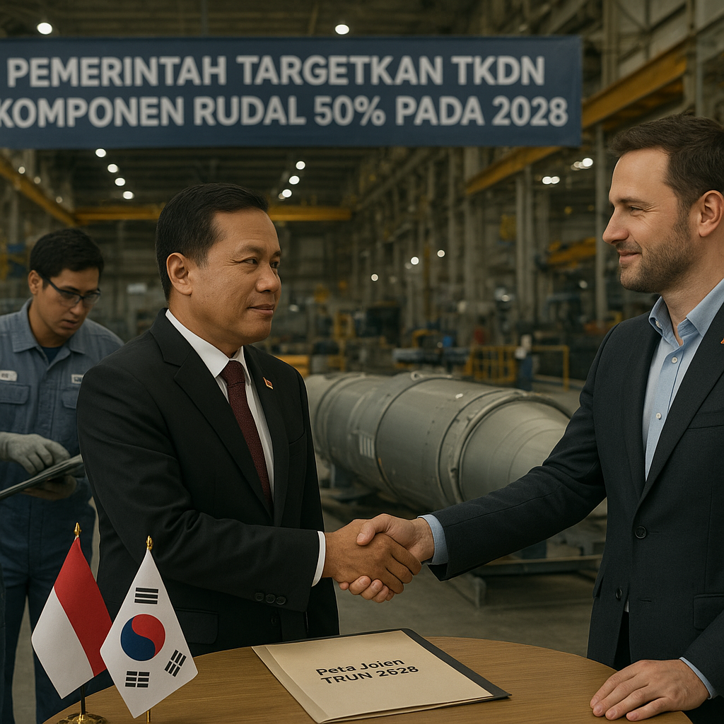 Pemerintah Targetkan Produksi Komponen Rudal Dalam Negeri Capai 50% pada 2028