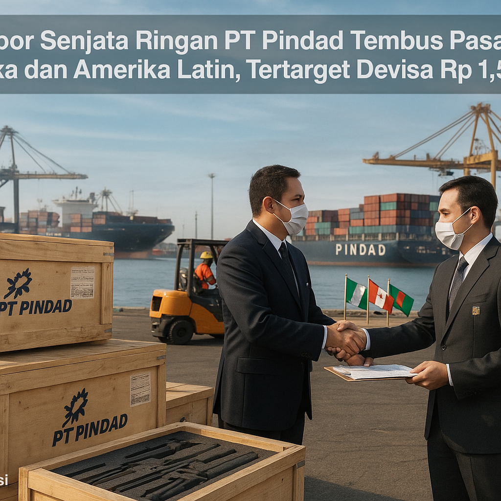 Ekspor Senjata Ringan PT Pindad Tembus Pasar Afrika dan Amerika Latin, Tertarget Devisa Rp 1,5 Triliun
