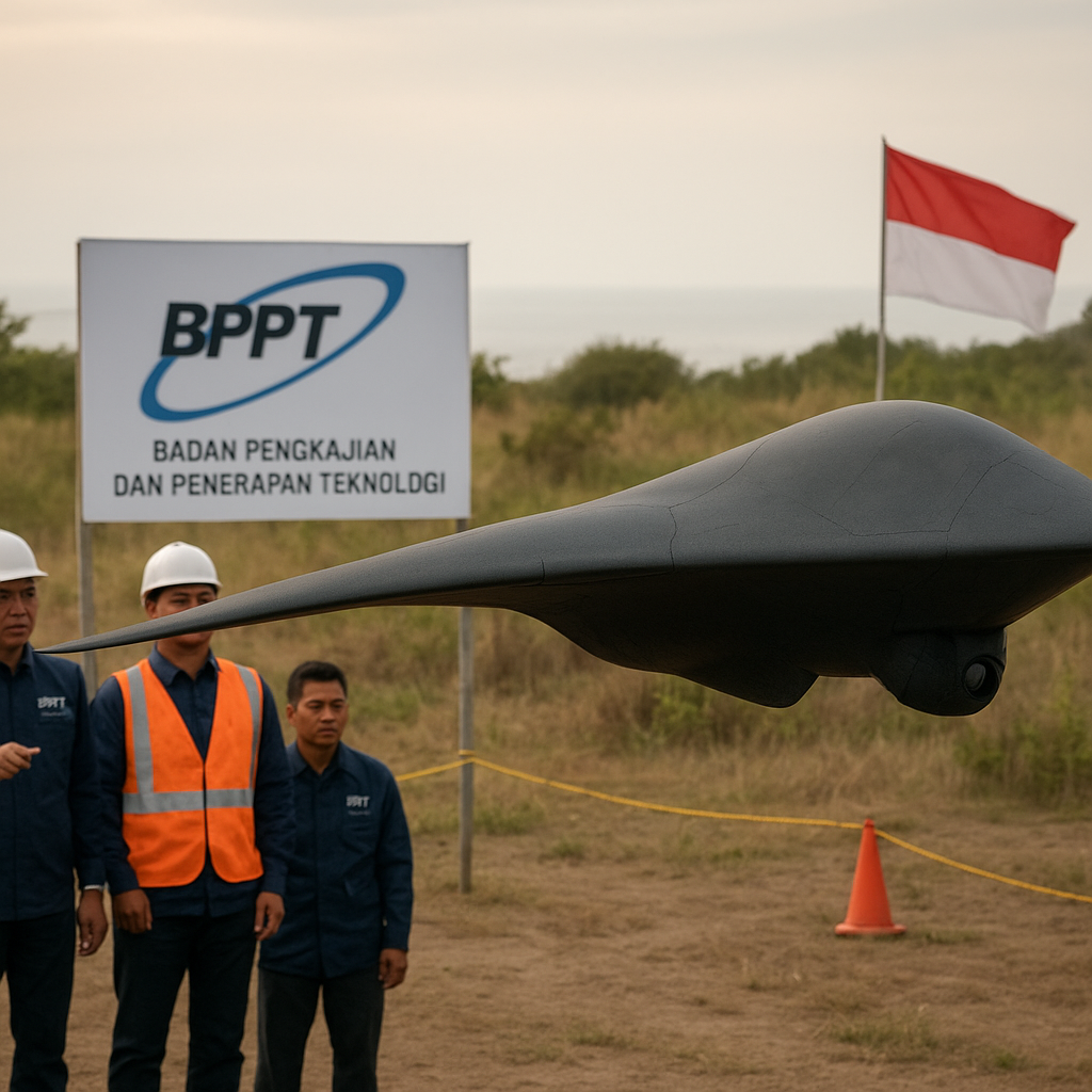 BPPT Kembangkan Drone Tempur Silent Arrow Berbasis AI untuk Misi Senyap Zona Konflik