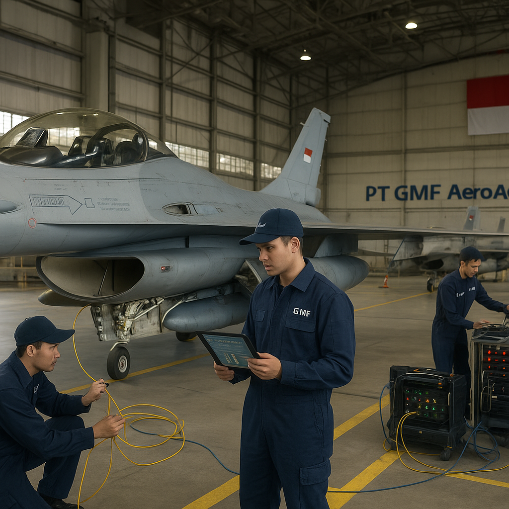 PT GMF AeroAsia Perluas Fasilitas MRO untuk Pesawat Tempur F-16